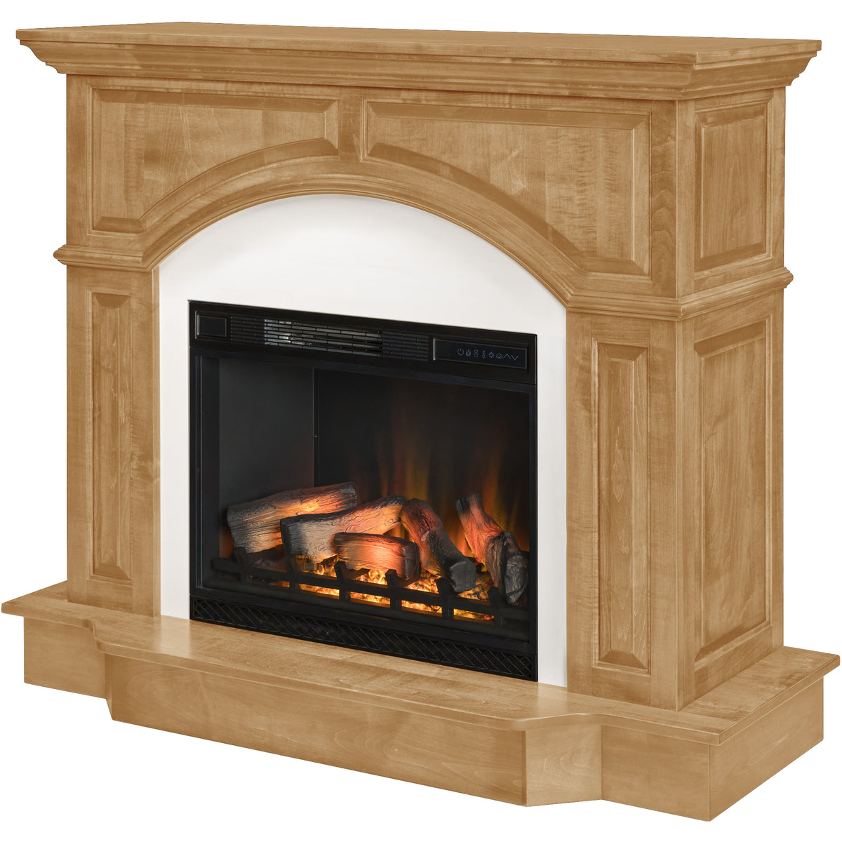 Ridgeline Fireplace in Granola Stain