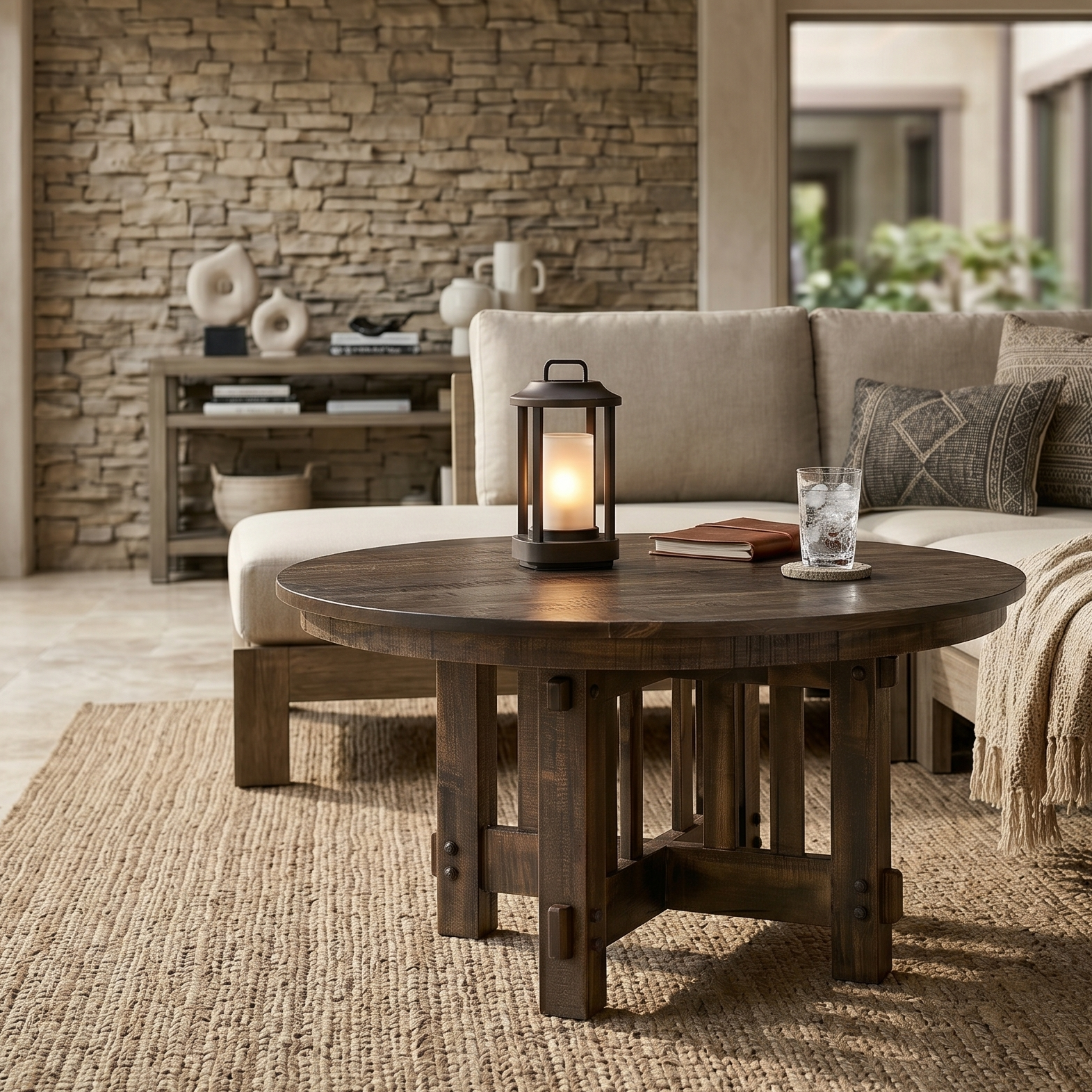 Hoosier Timbercraft Knox Rough Sawn Wormy Maple Table