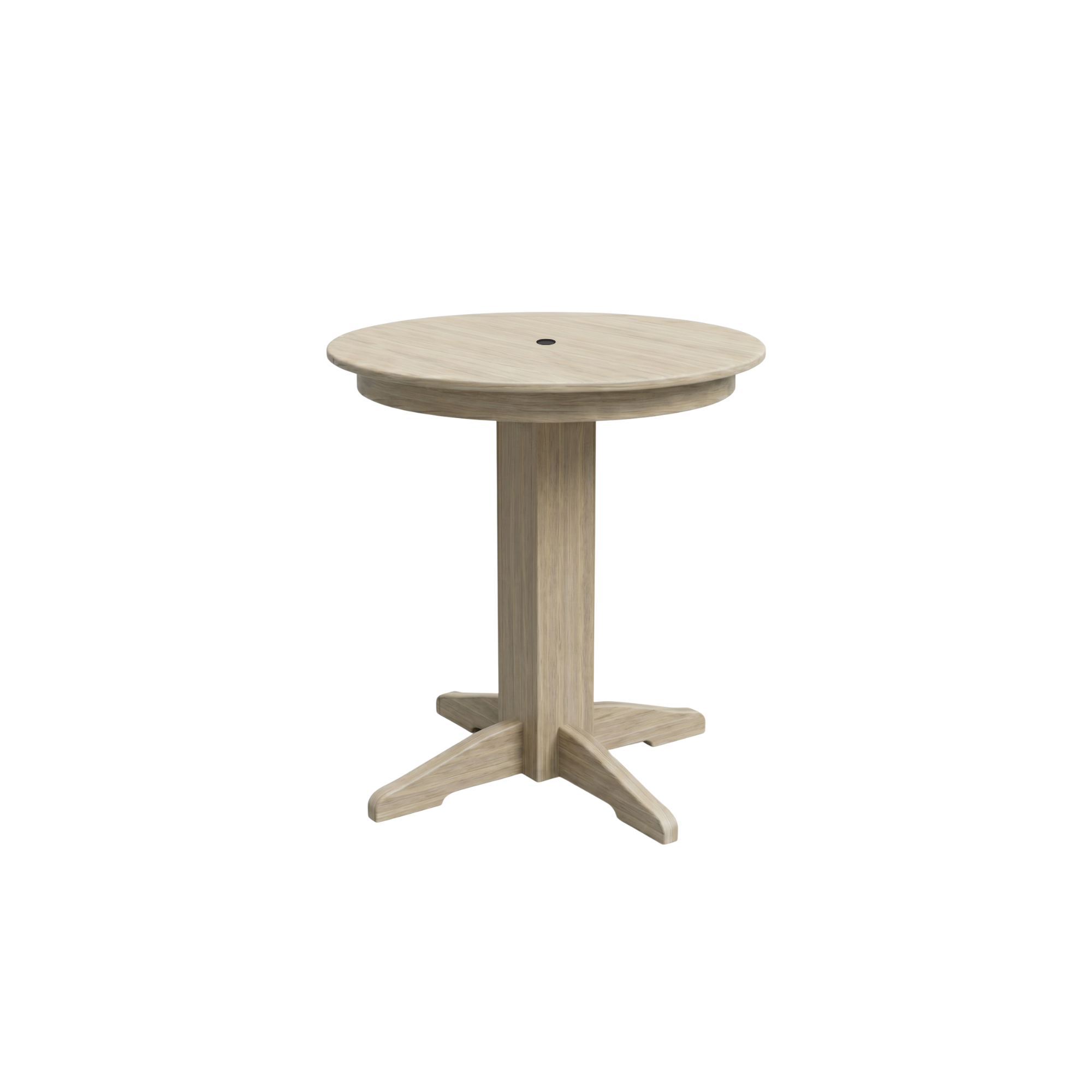 Keystone Amish Co. Round Poly Lumber Counter Height Table