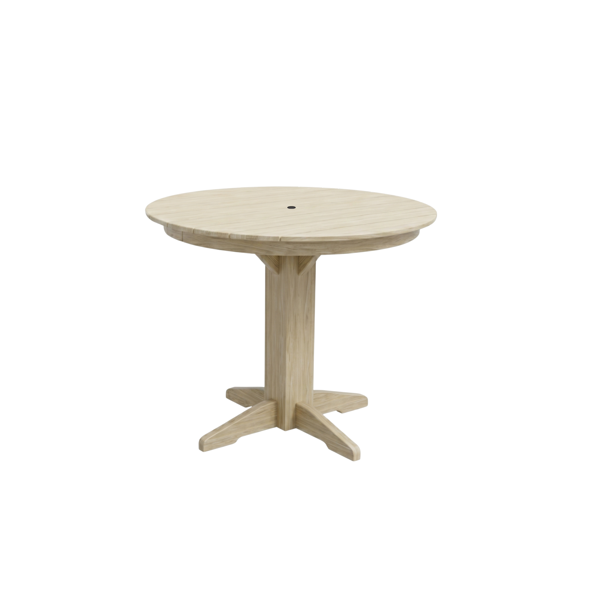 Keystone Amish Co. Round Poly Lumber Counter Height Table