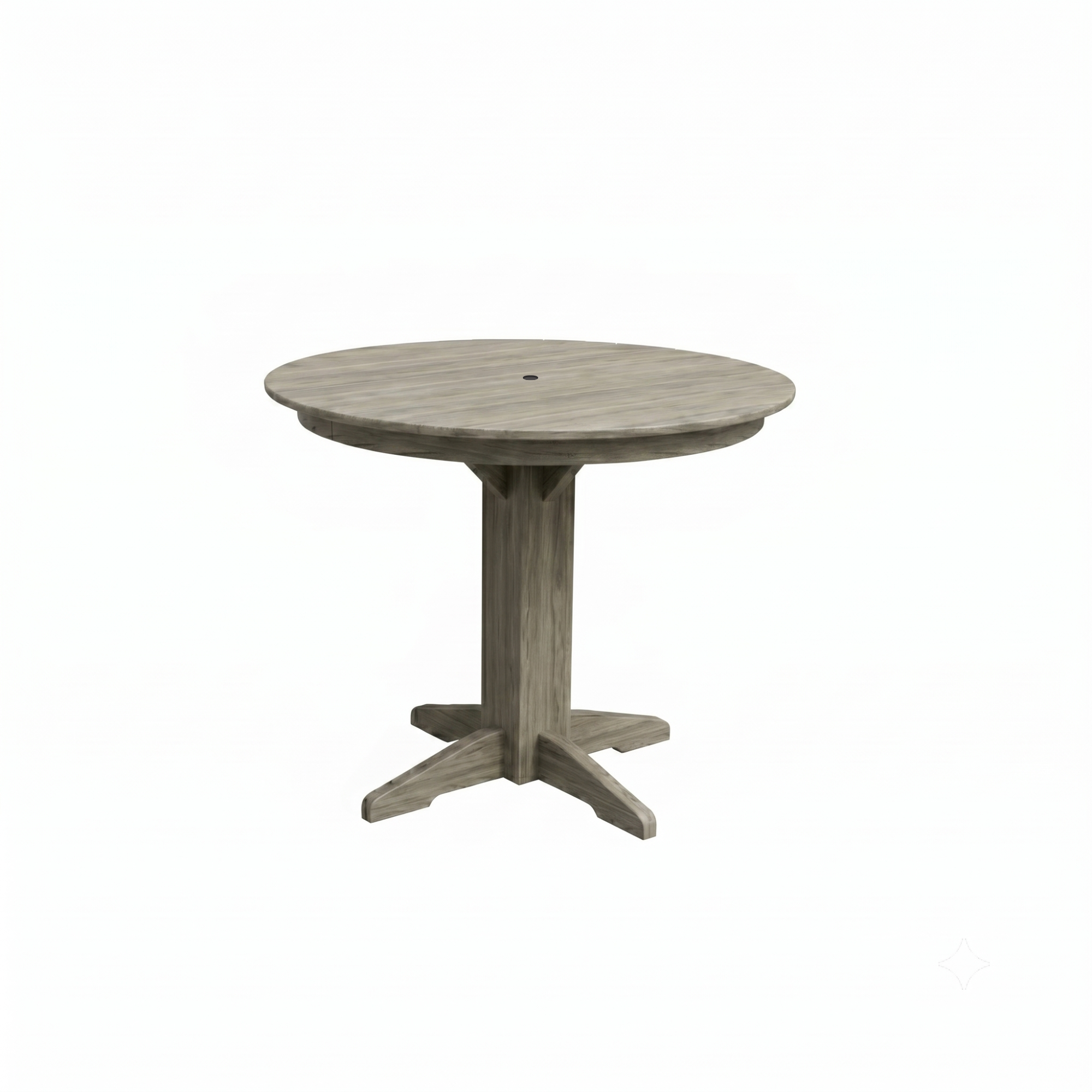 Keystone Amish Co. Round Poly Lumber Counter Height Table