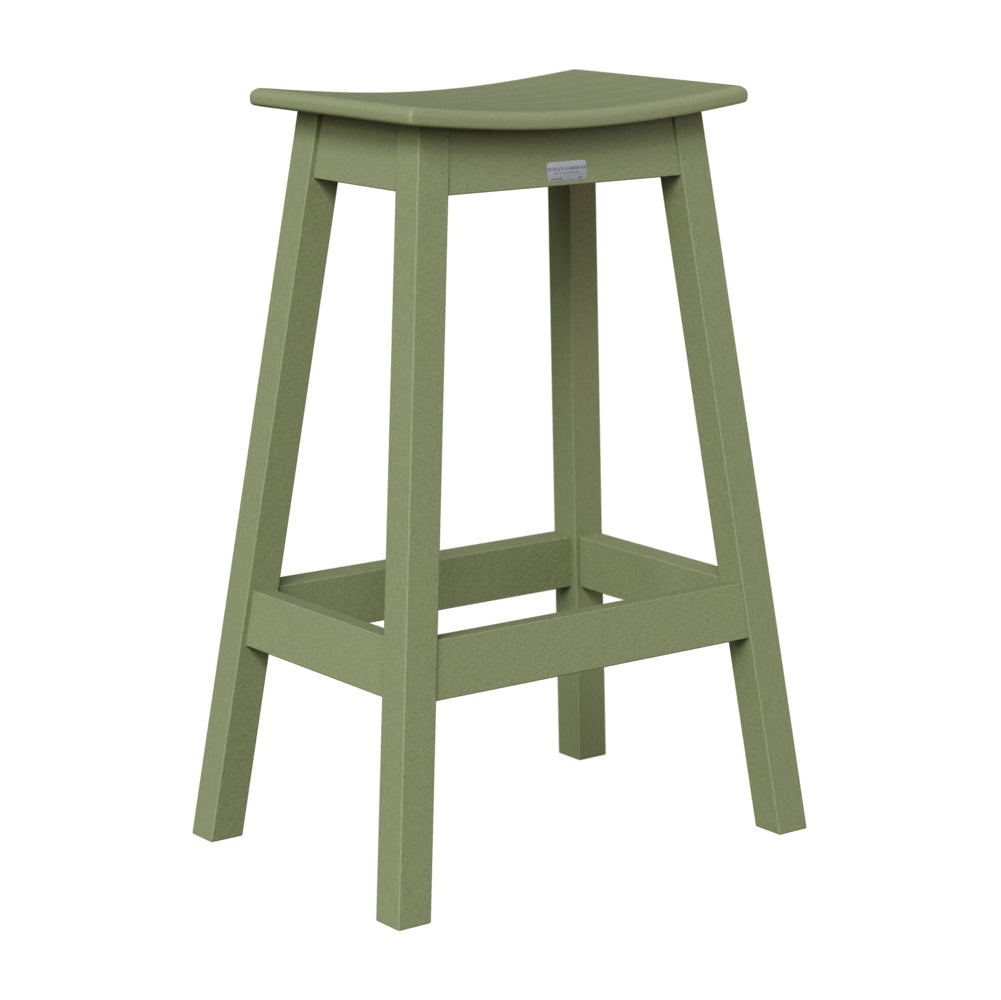 Berlin Gardens Outdoor Saddle Poly Lumber Bar Stool