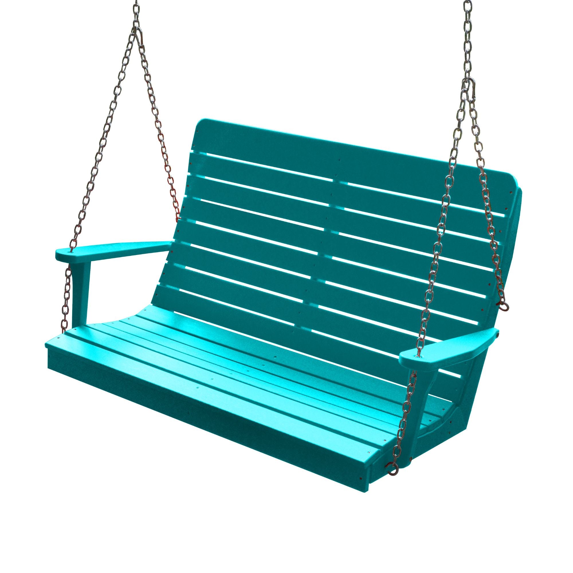 Keystone Amish Co. 4 Foot Salem Composite Poly Porch Swing, Aruba