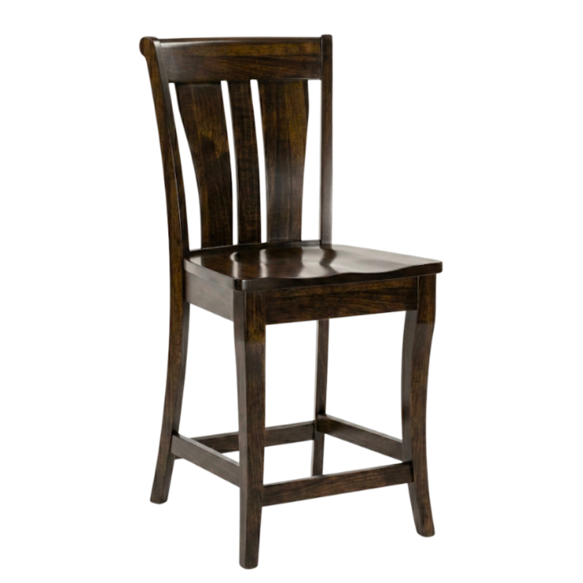Hoosier Timbercraft Brighton Stationary Cherry Bar Chair