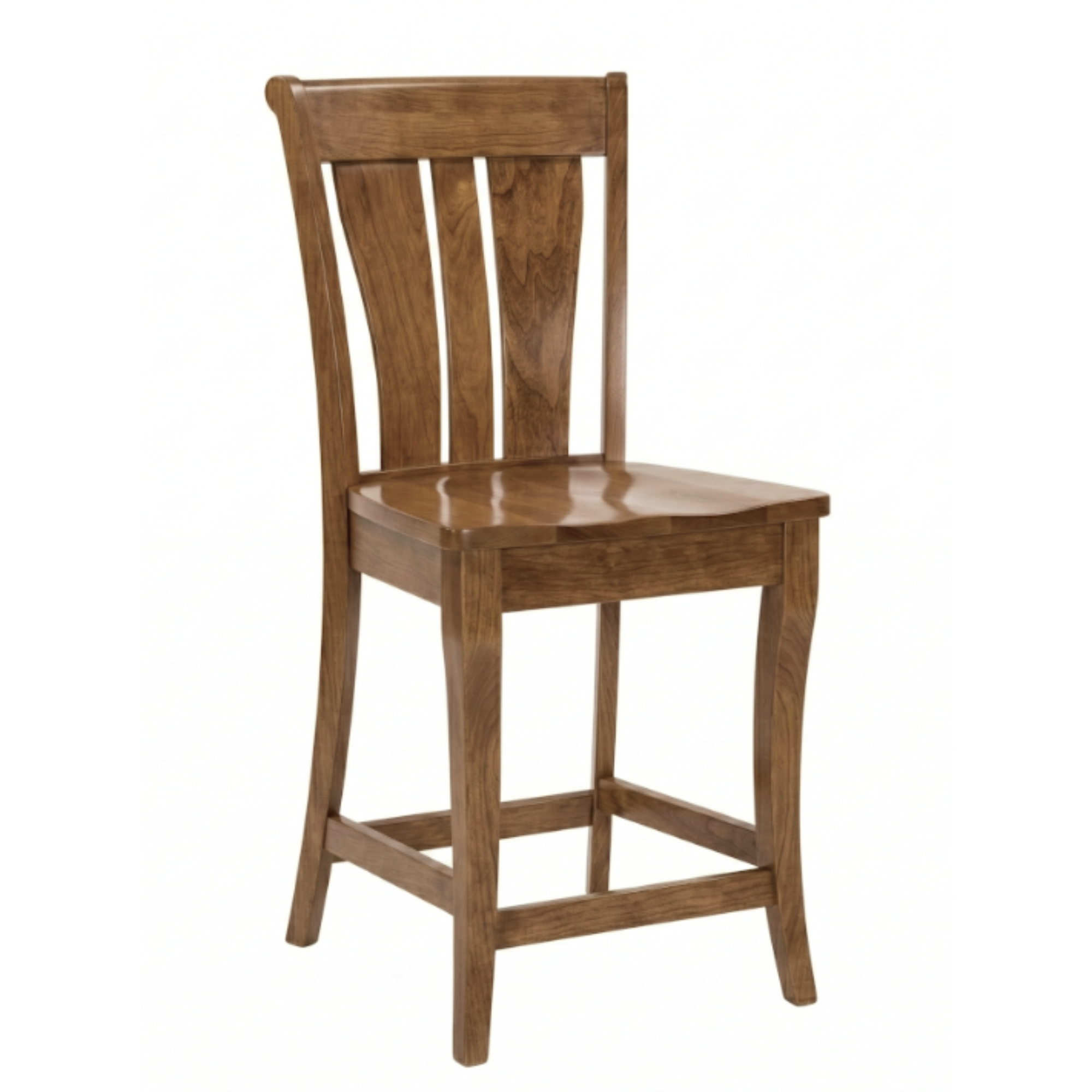 Hoosier Timbercraft Brighton Stationary Cherry Bar Chair