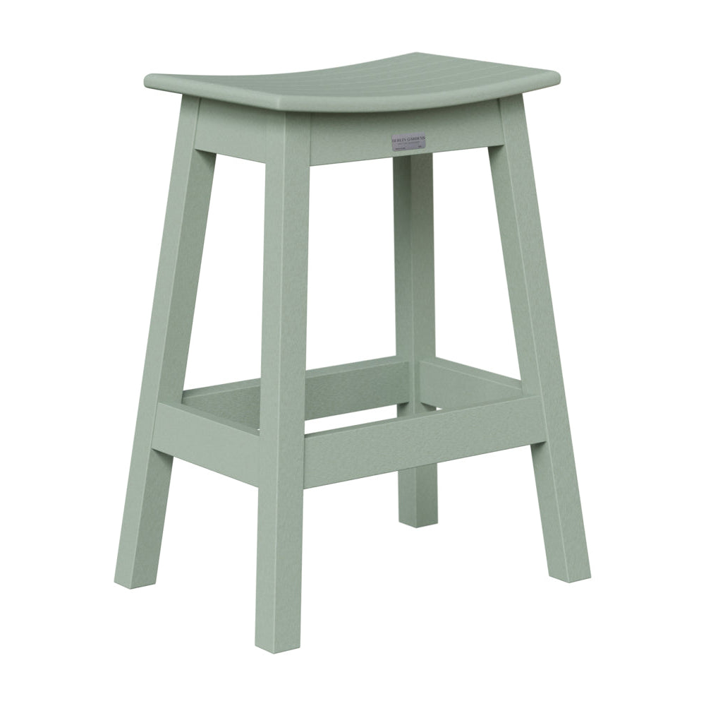 Berlin Gardens Outdoor Saddle Poly Lumber Counter Stool