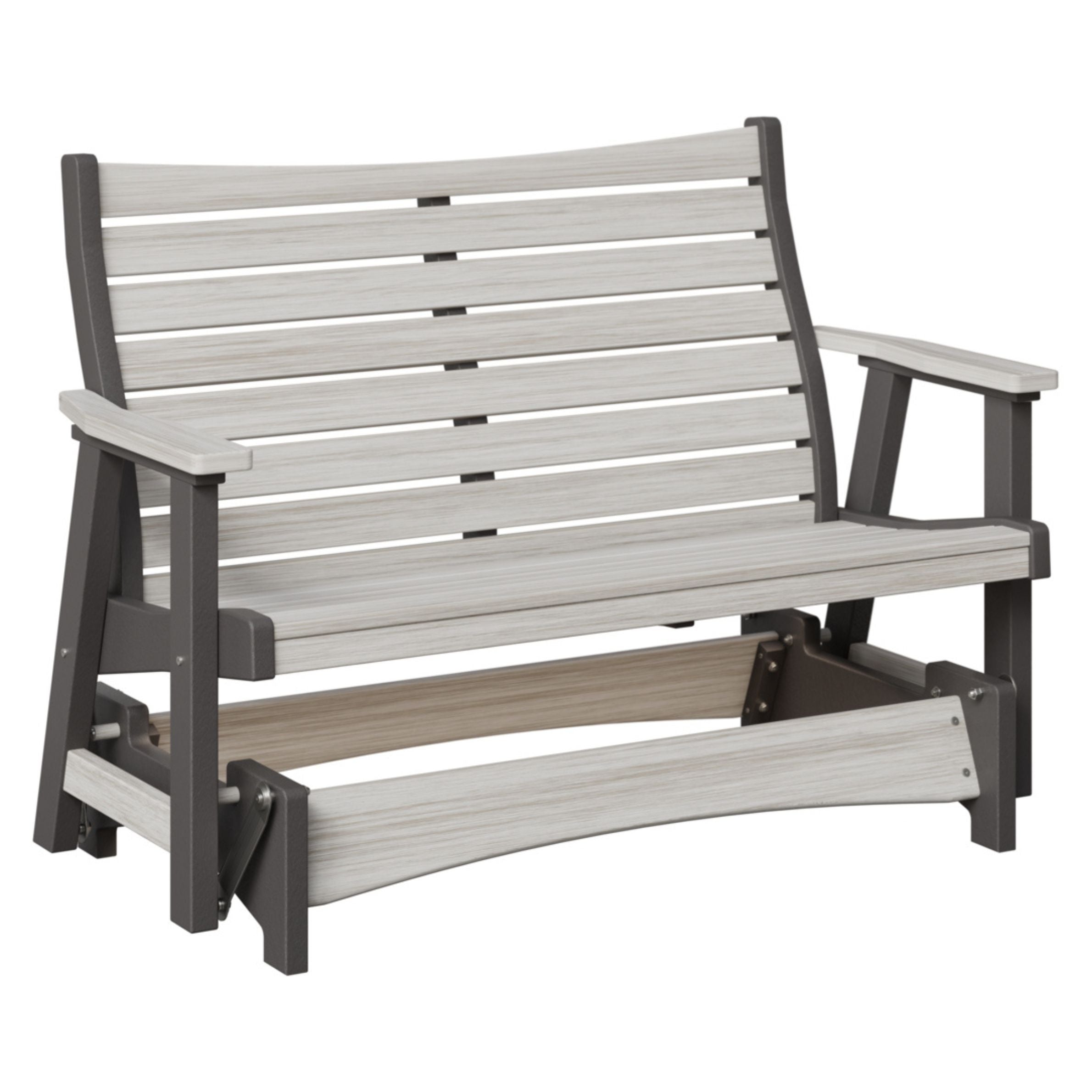 Berlin Gardens Bristol Poly Lumber Double Glider
