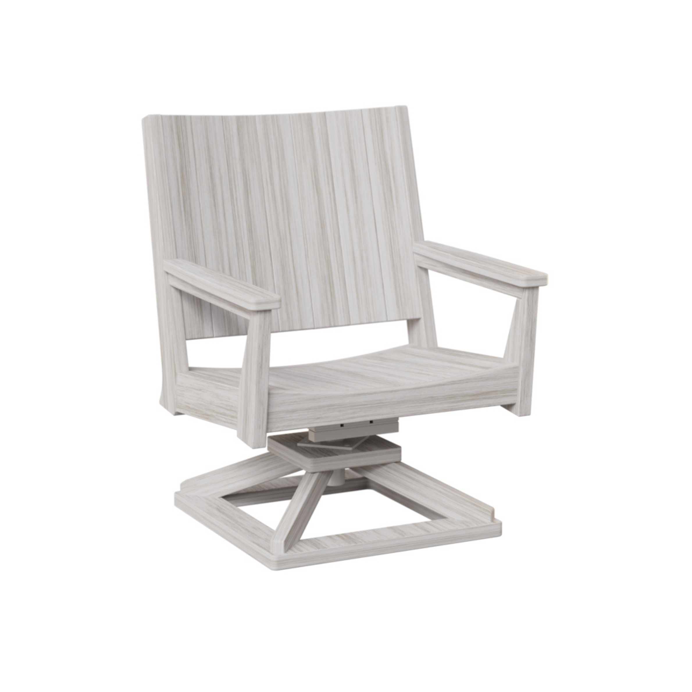 Berlin Gardens Mayhew Chat Poly Lumber Swivel Rocker