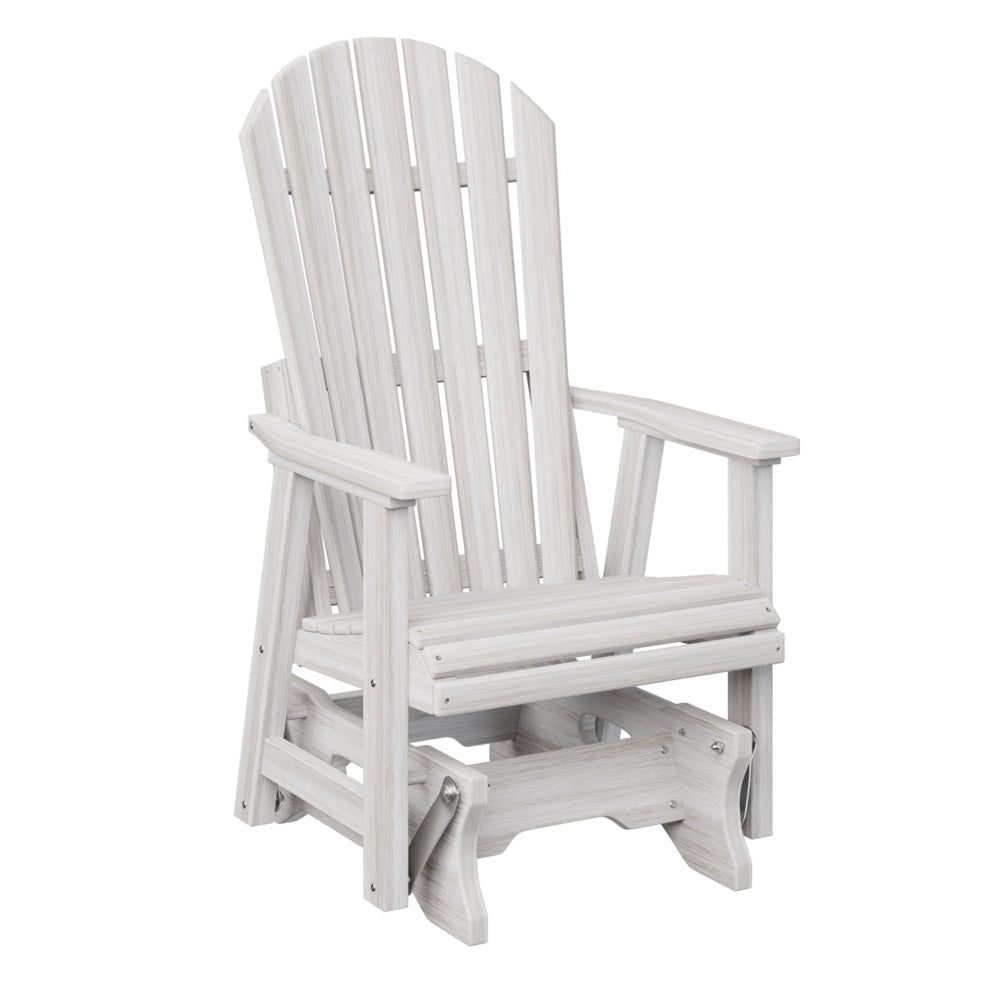 Berlin Gardens Comfo Back Poly Lumber Single Glider
