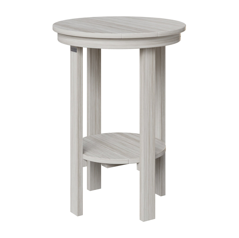 Berlin Gardens Outdoor Poly Lumber Round End Counter Table