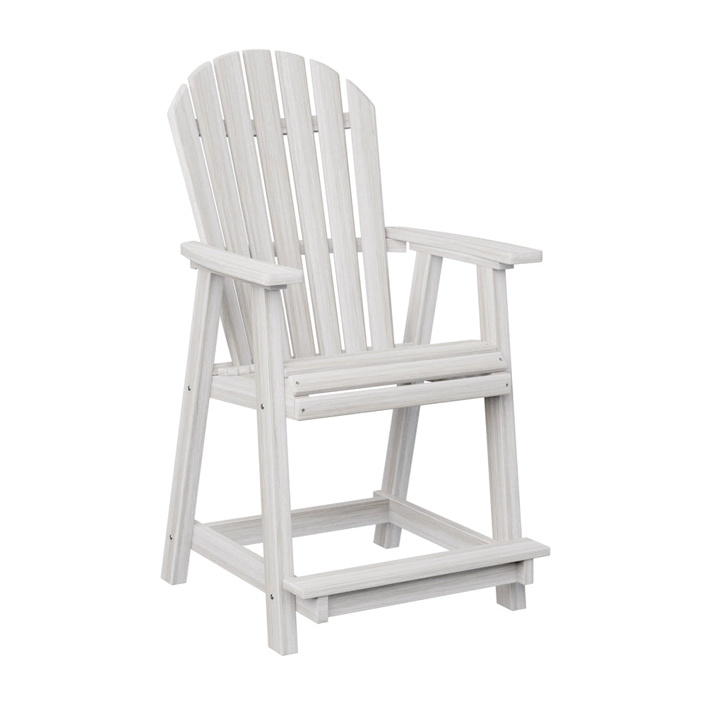 Berlin Gardens Comfo Back Poly Lumber Counter Chair