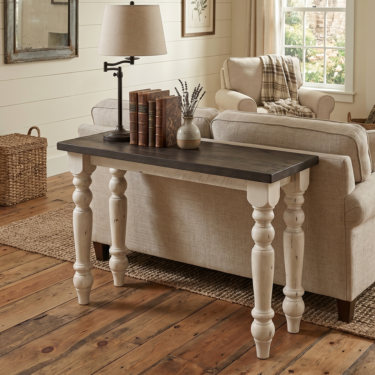 Legacy Estate Shiloh Reclaimed Barnwood Sofa Table