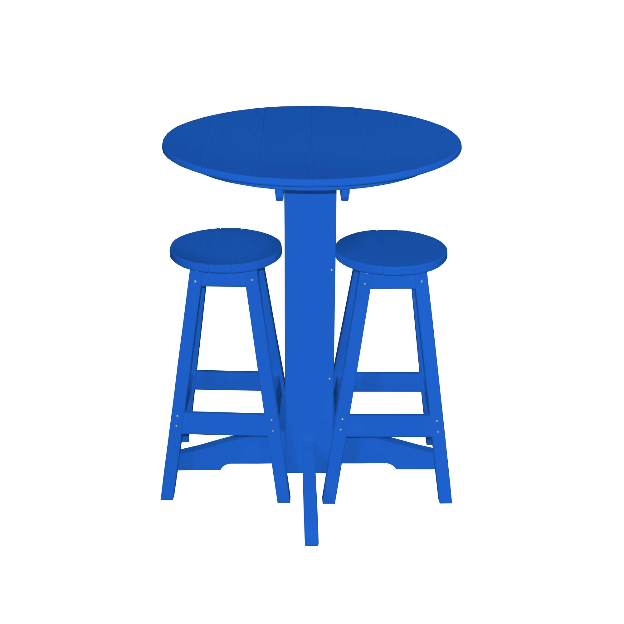 Keystone Amish Co. Sierra 2 Person Poly Round Bar Dining Set