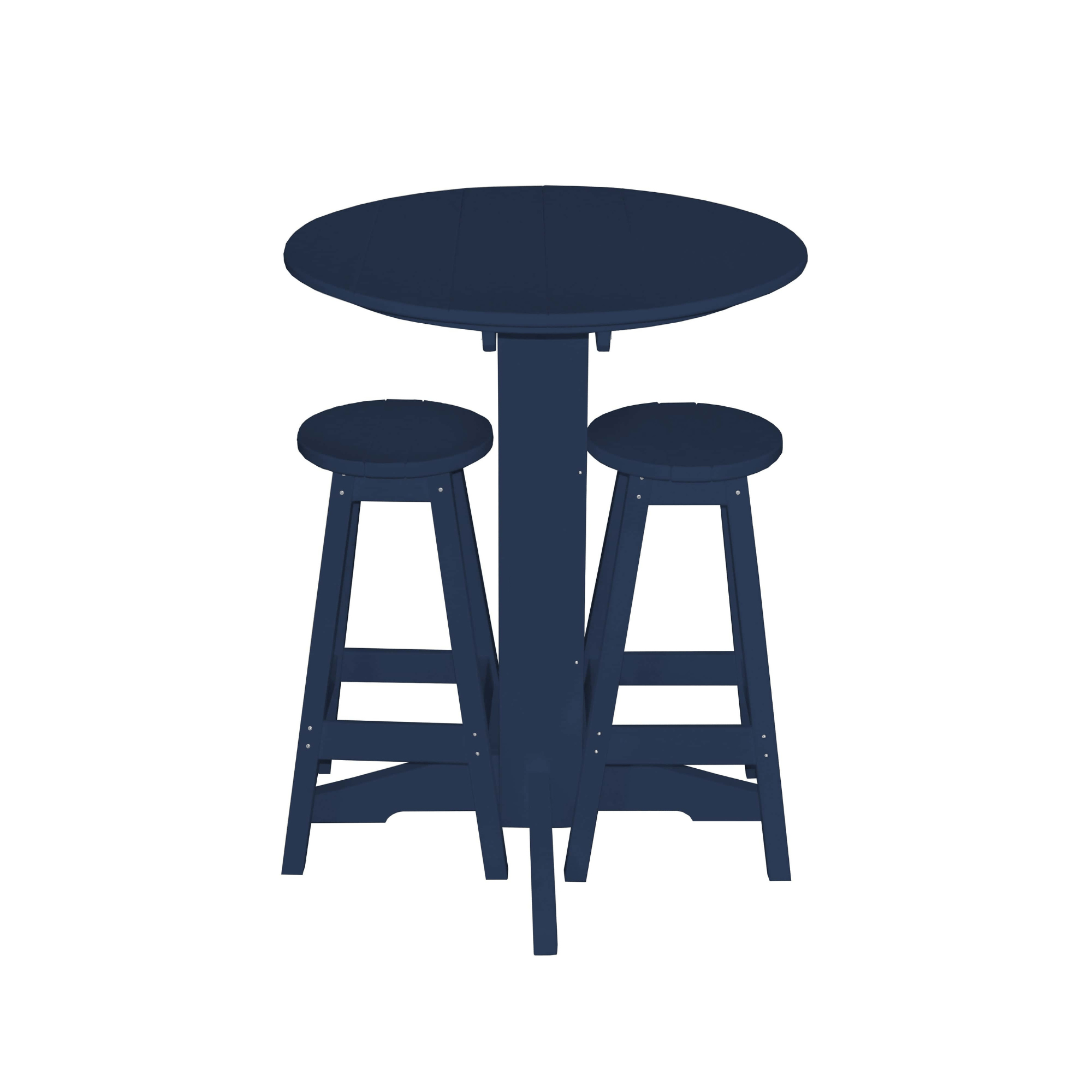 Keystone Amish Co. Sierra 2 Person Poly Round Bar Dining Set