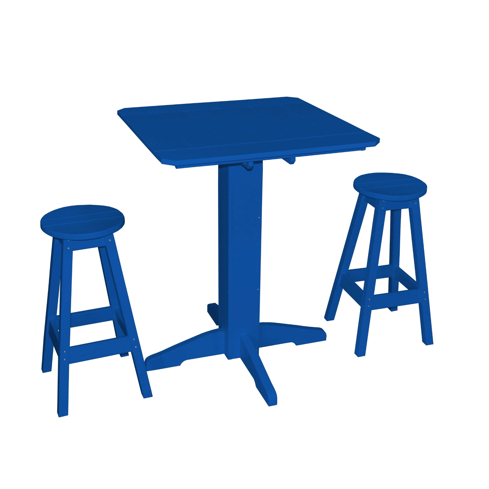 Keystone Amish Co. Sierra 3-Piece Poly Outdoor Bar Set