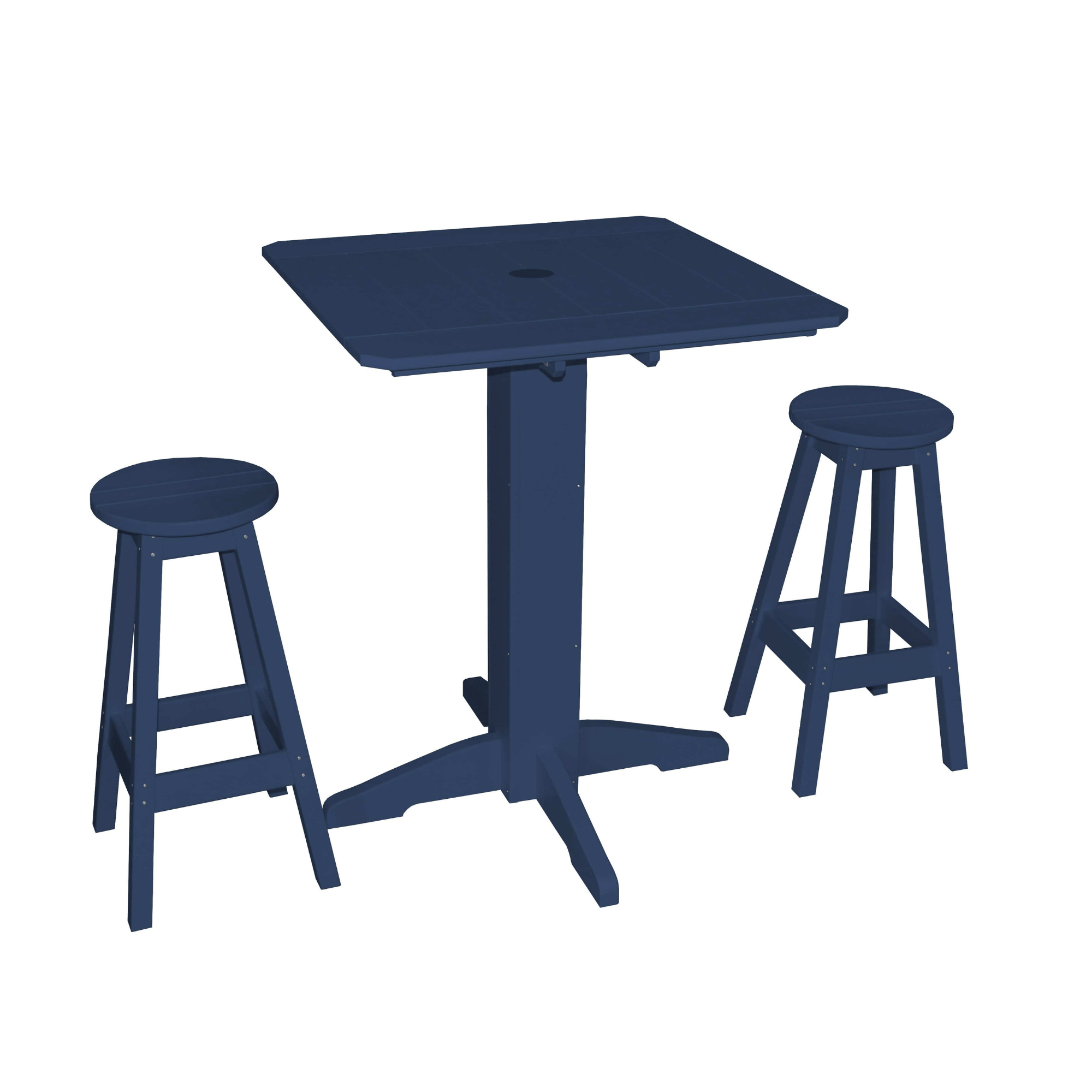 Keystone Amish Co. Sierra 3-Piece Poly Outdoor Bar Set