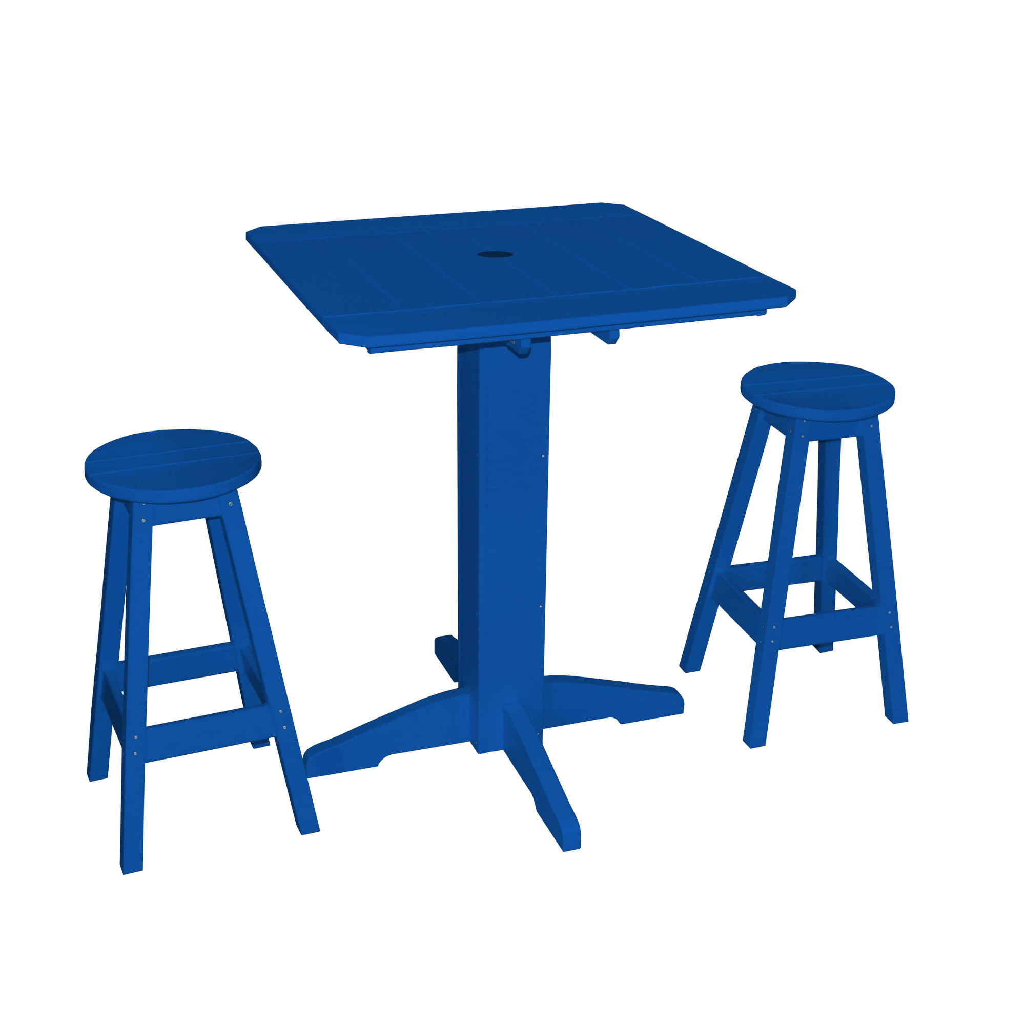 Keystone Amish Co. Sierra 3-Piece Poly Outdoor Bar Set