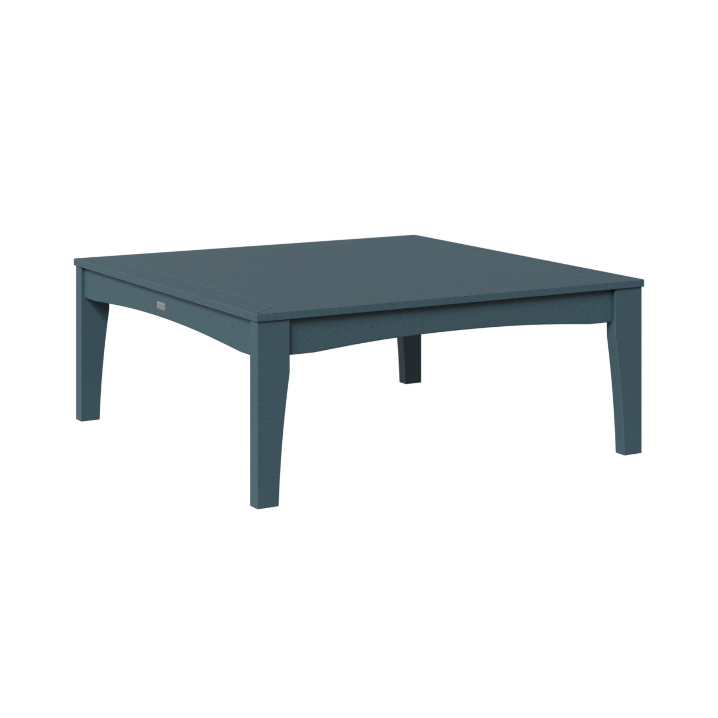 Berlin Gardens Classic Terrace Outdoor Poly Lumber Square Coffee Table