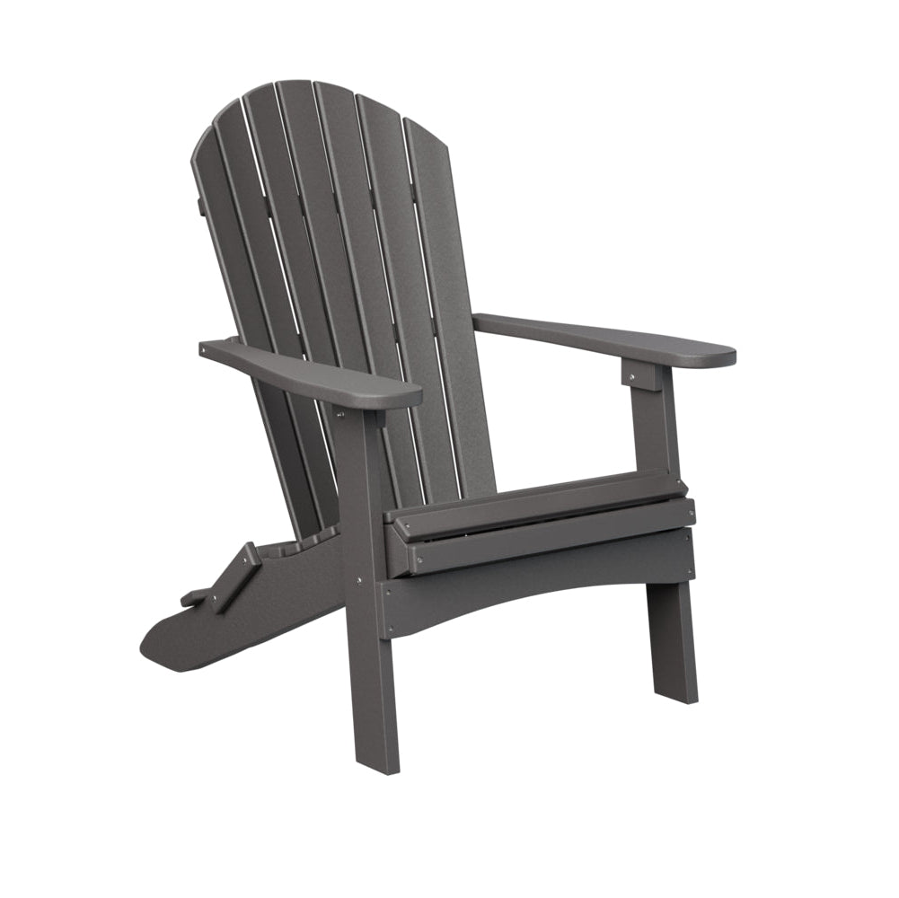 Berlin Gardens Comfo Back Poly Lumber Folding Adirondack Chair