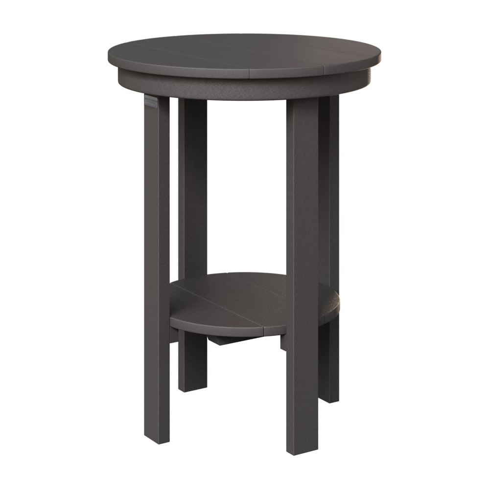 Berlin Gardens Outdoor Poly Lumber Round End Bar Table