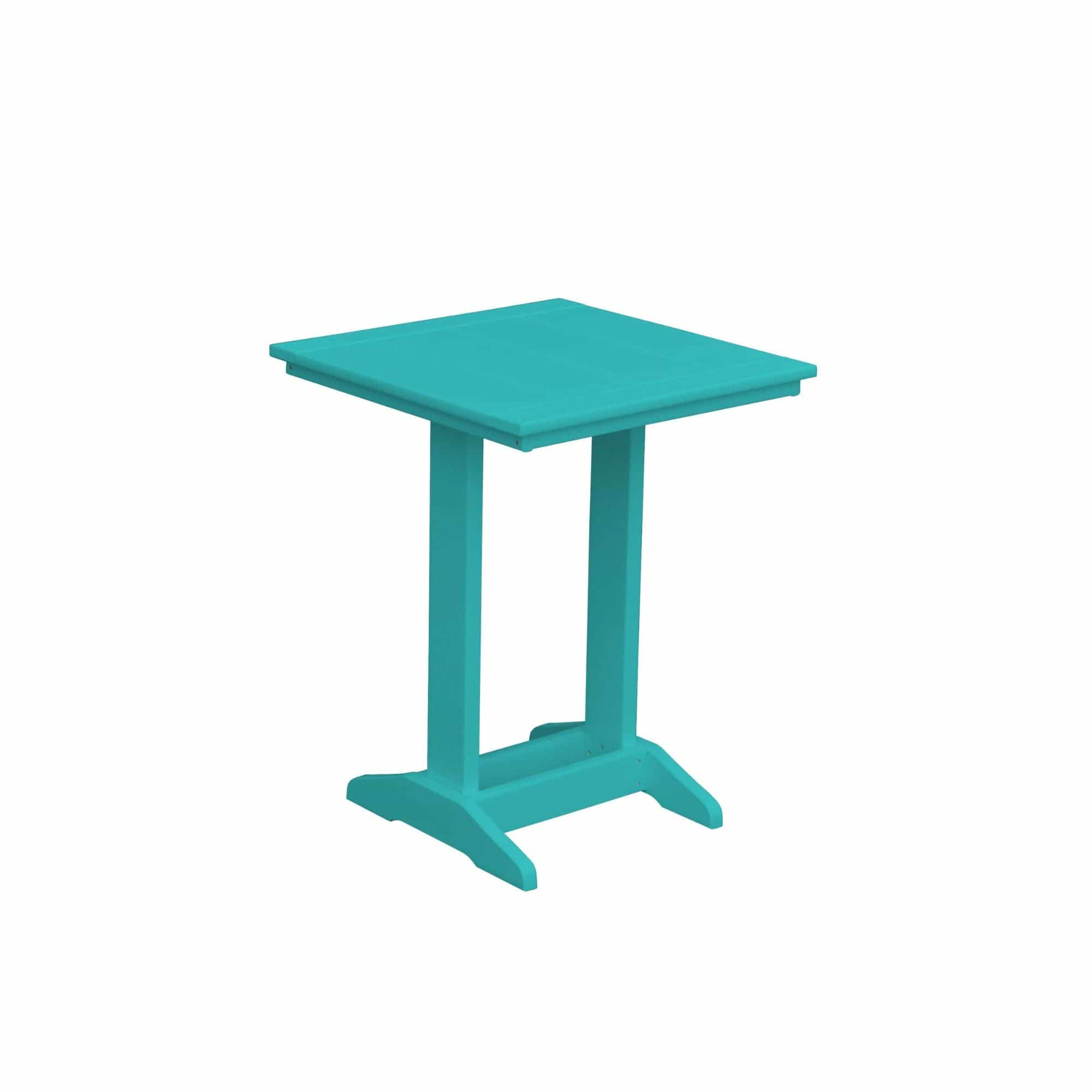 Keystone Amish Co. Poly Lumber Square Counter Height Side Table