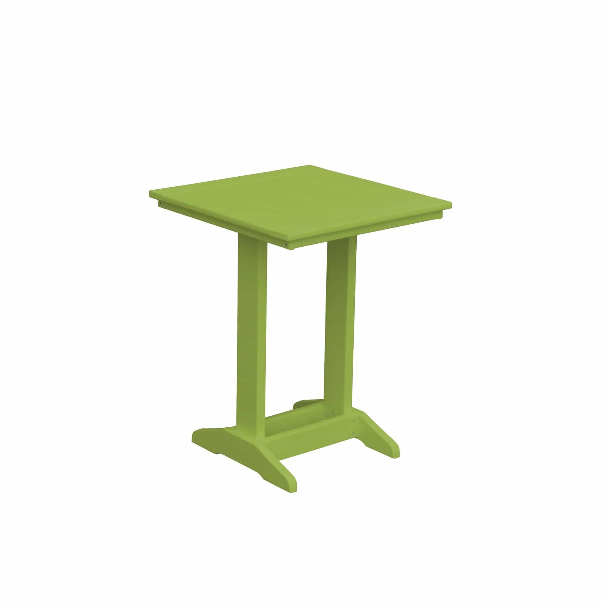 Keystone Amish Co. Poly Lumber Square Counter Height Side Table