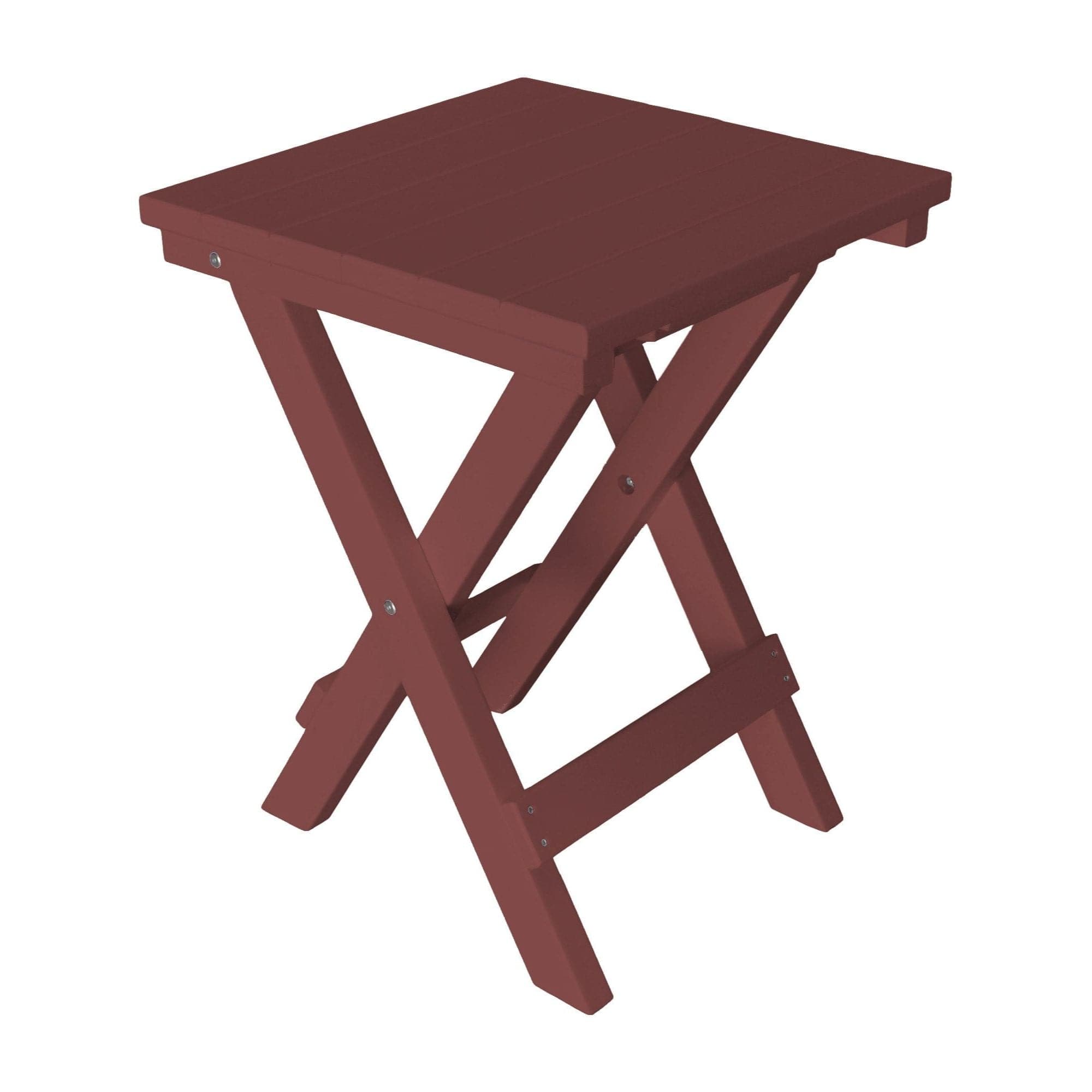 Keystone Amish Co. Square Poly Lumber Folding Bistro Table