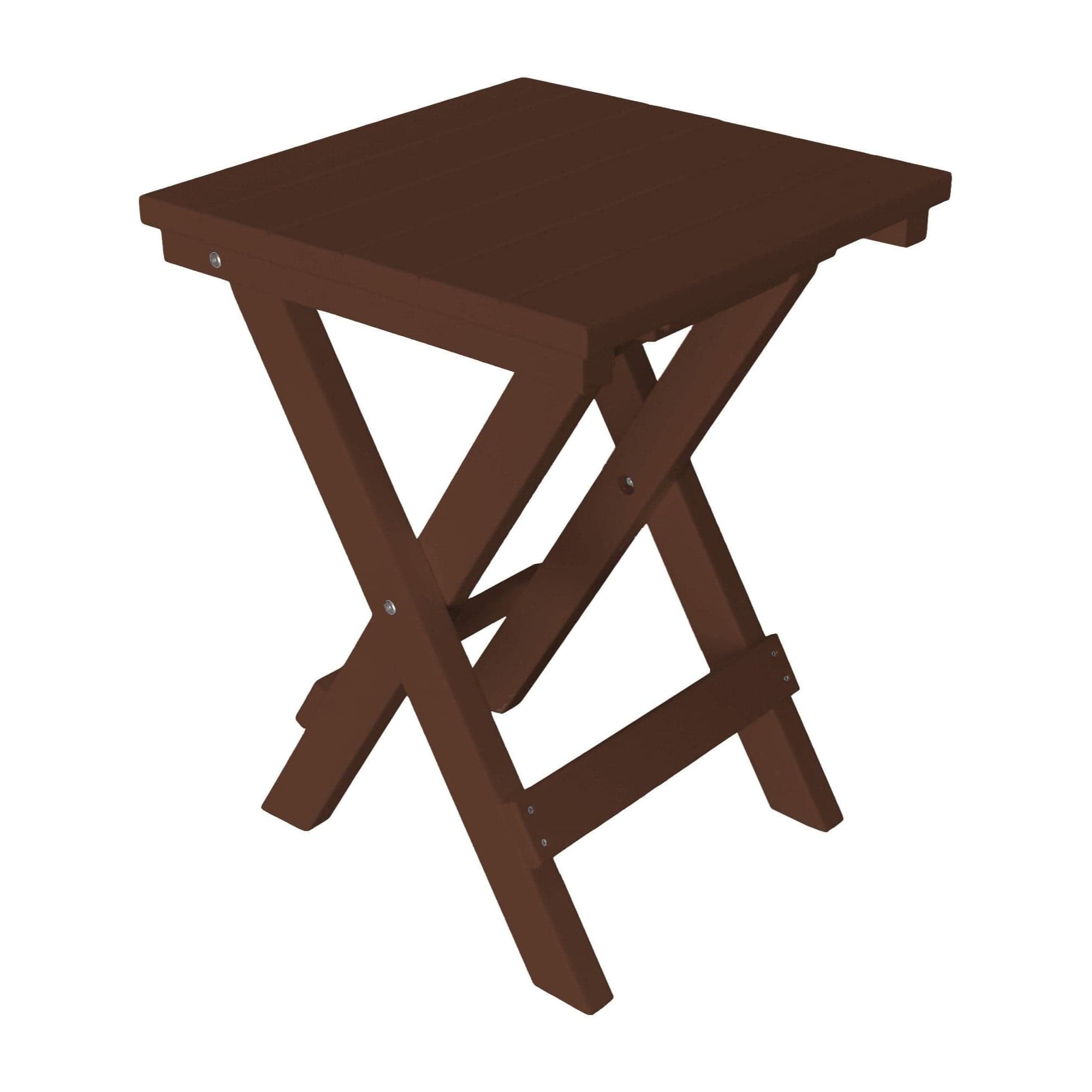 Keystone Amish Co. Square Poly Lumber Folding Bistro Table