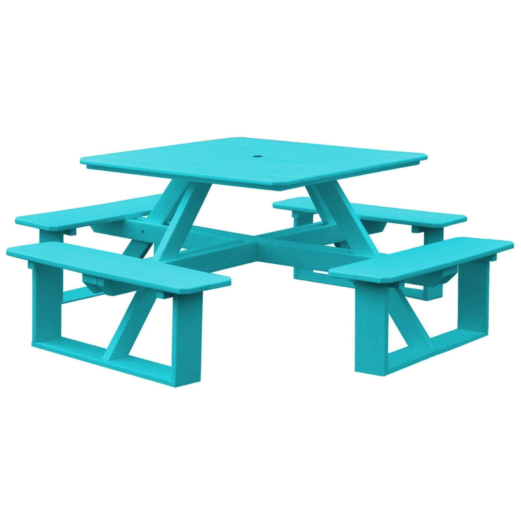 Keystone Amish Co. Square Walk-In Poly Picnic Table