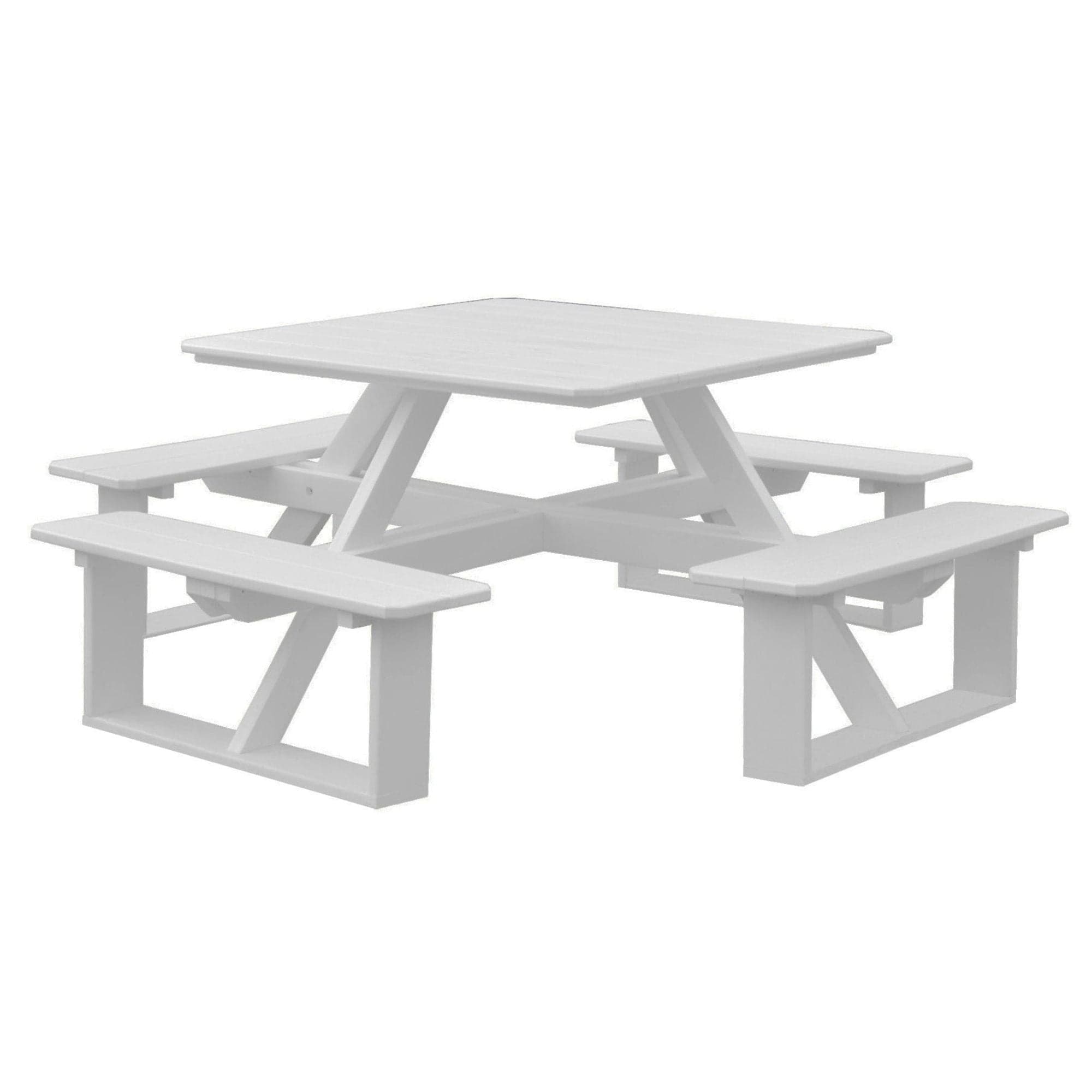Keystone Amish Co. Square Walk-In Poly Picnic Table