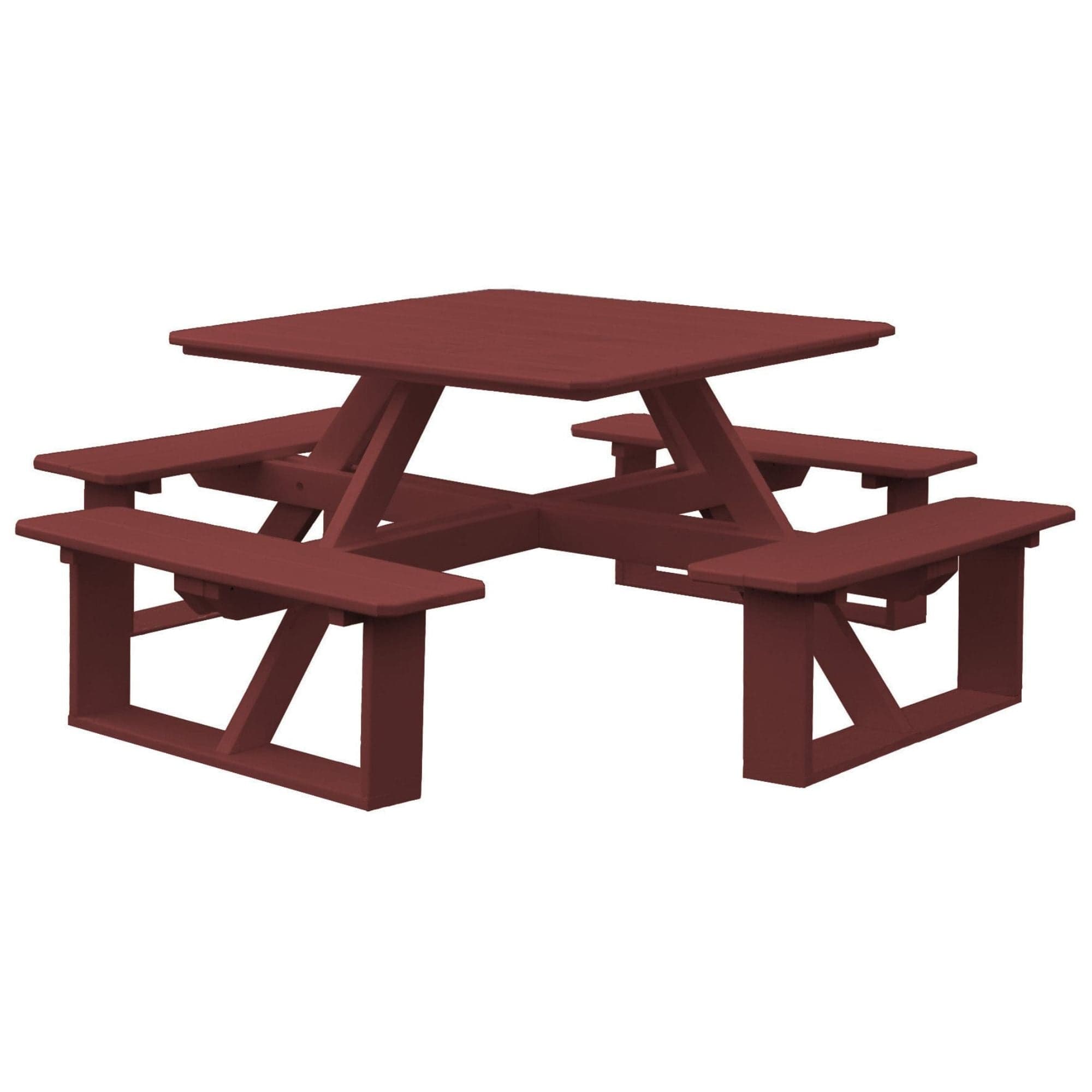Keystone Amish Co. Square Walk-In Poly Picnic Table