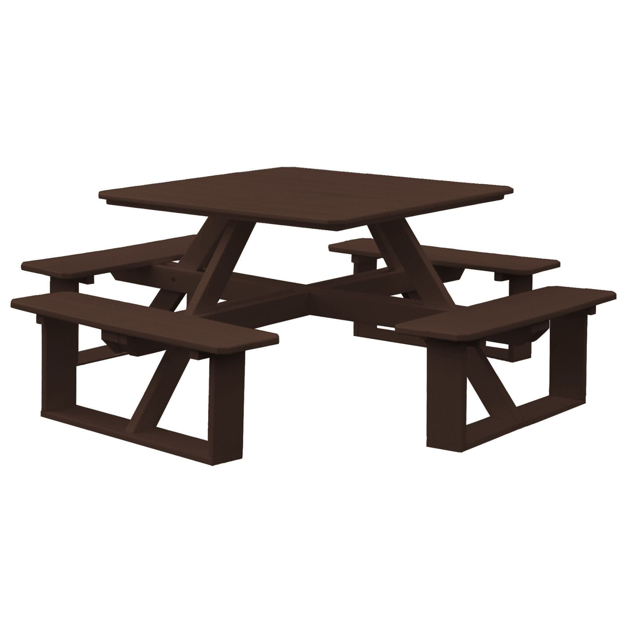 Keystone Amish Co. Square Walk-In Poly Picnic Table