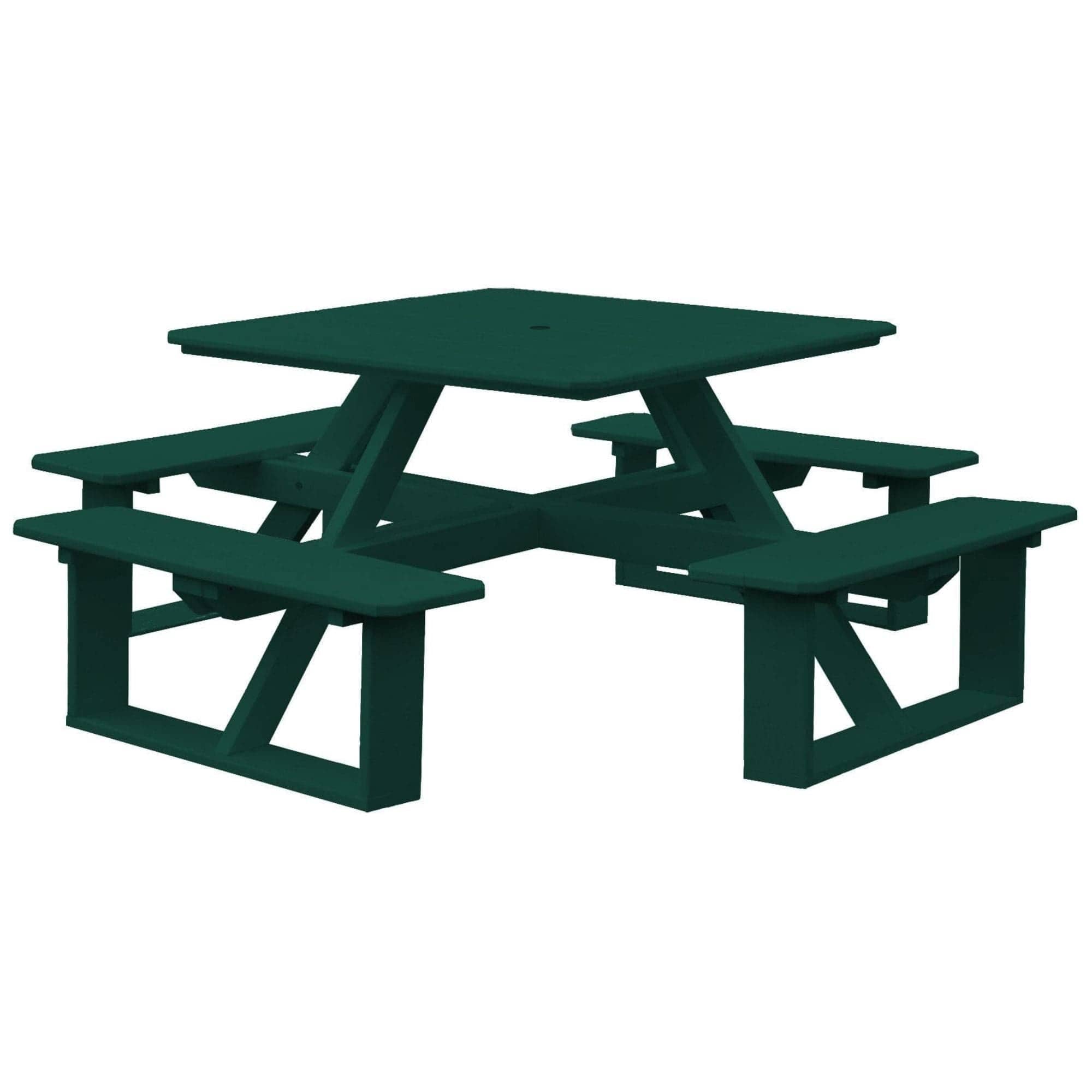Keystone Amish Co. Square Walk-In Poly Picnic Table