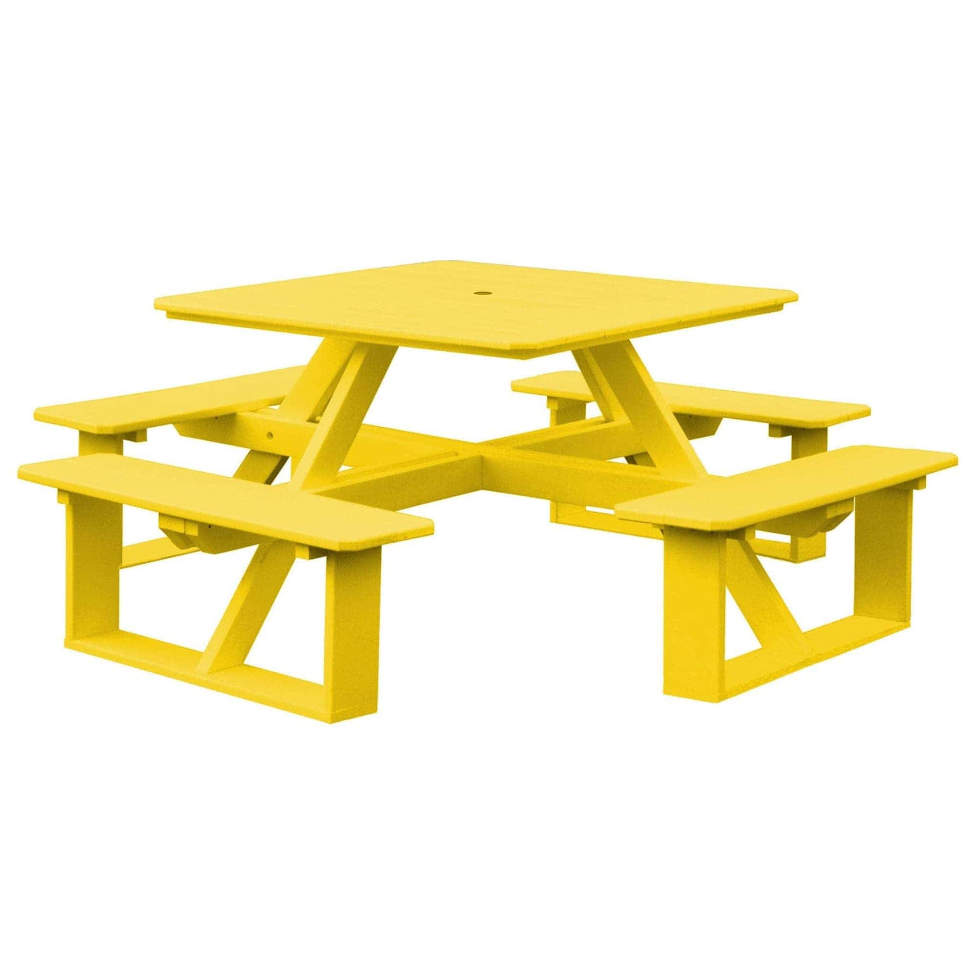 Keystone Amish Co. Square Walk-In Poly Picnic Table
