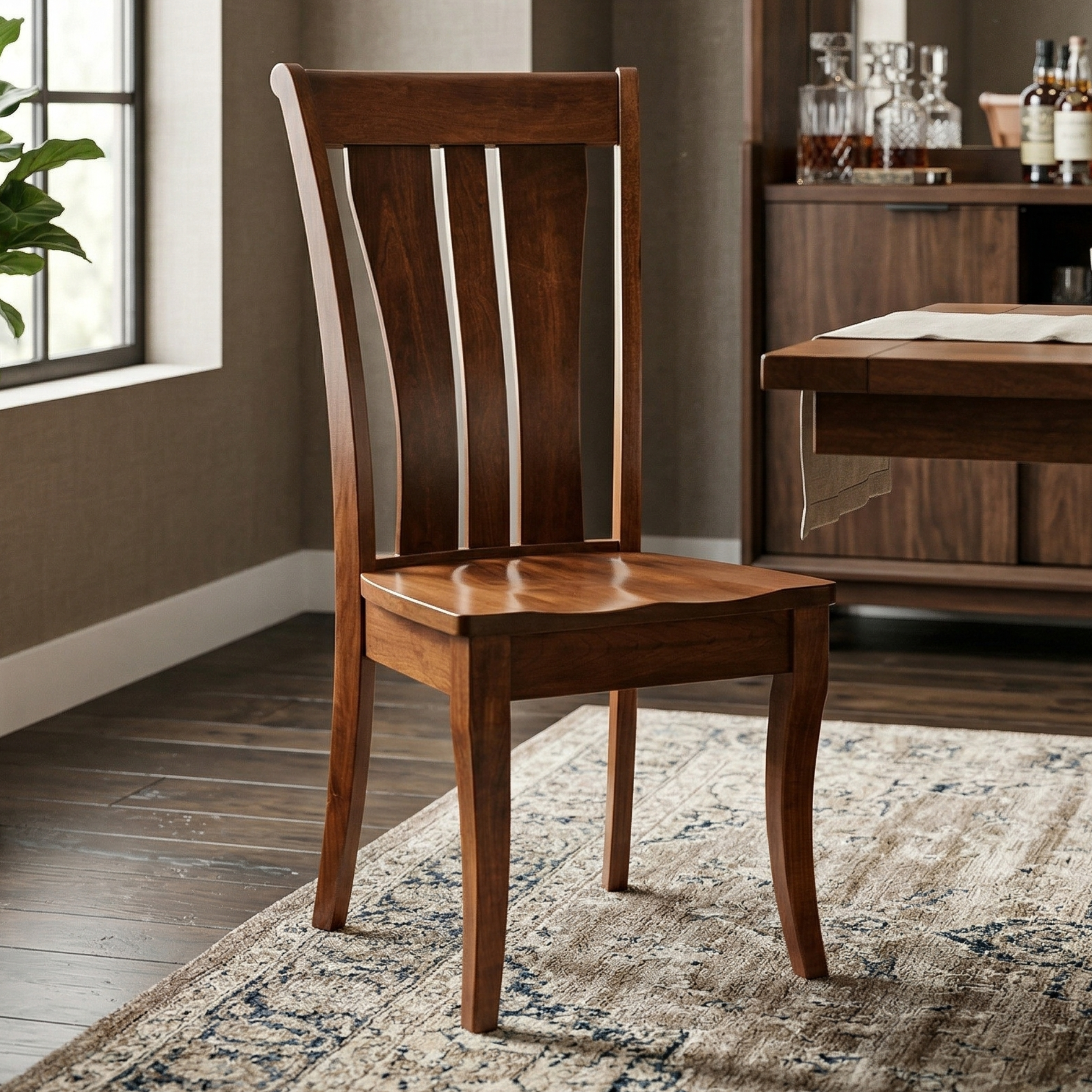 Hoosier Timbercraft Brighton Side Cherry Dining Chair