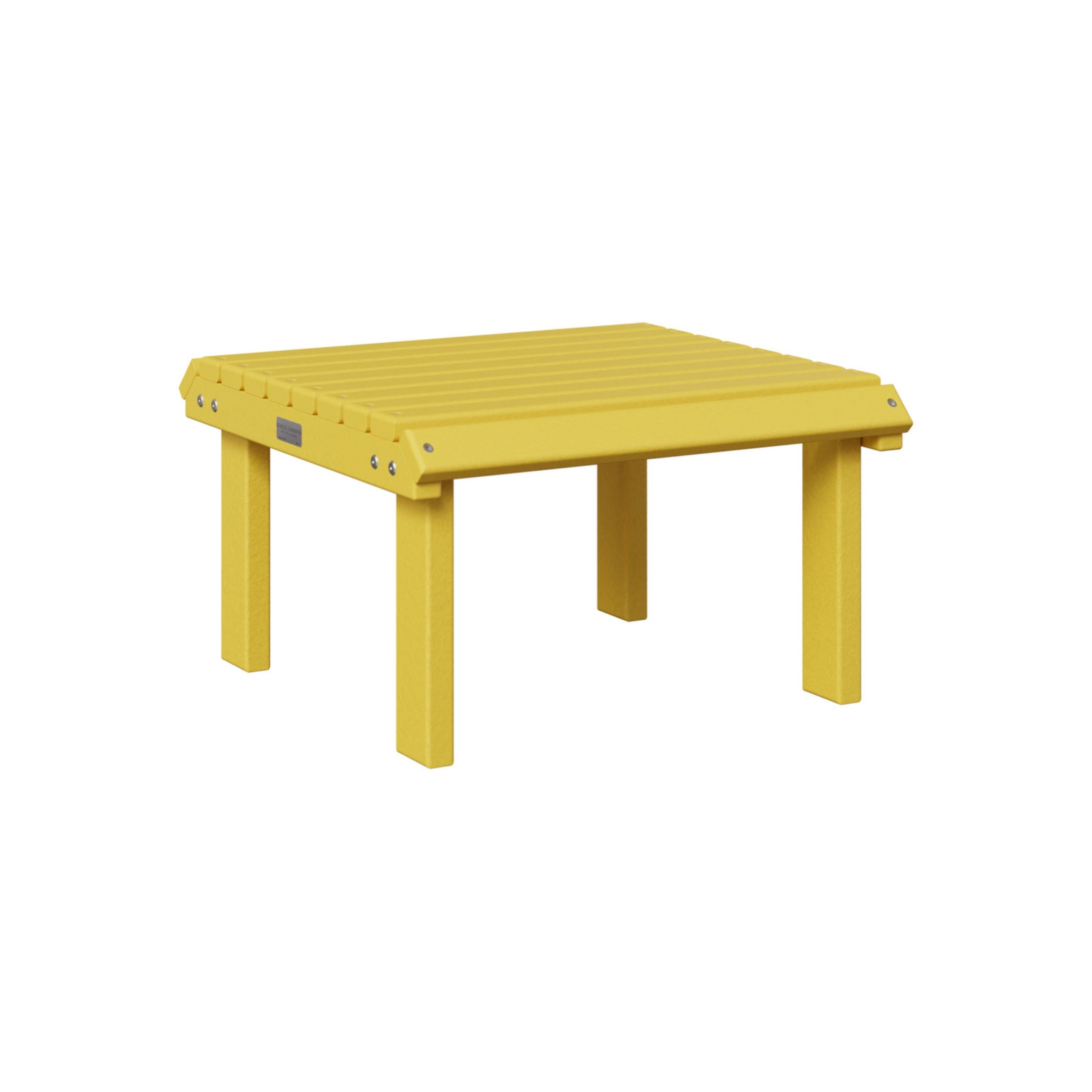 Berlin Gardens Outdoor Poly Lumber Stationary Footstool
