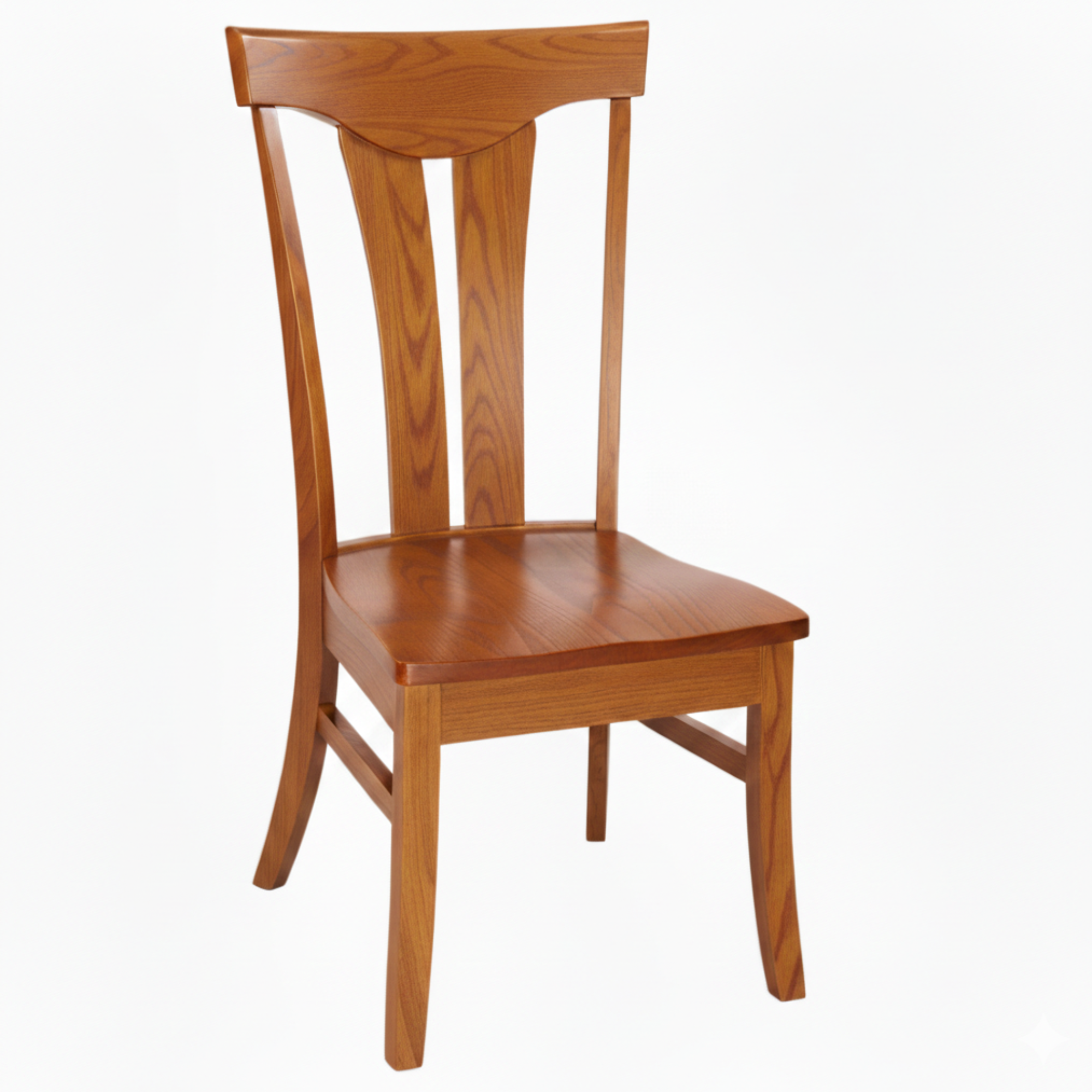 Hoosier Timbercraft Owen Side Dining Chair with Standard Top in Autumn Leaf Stain