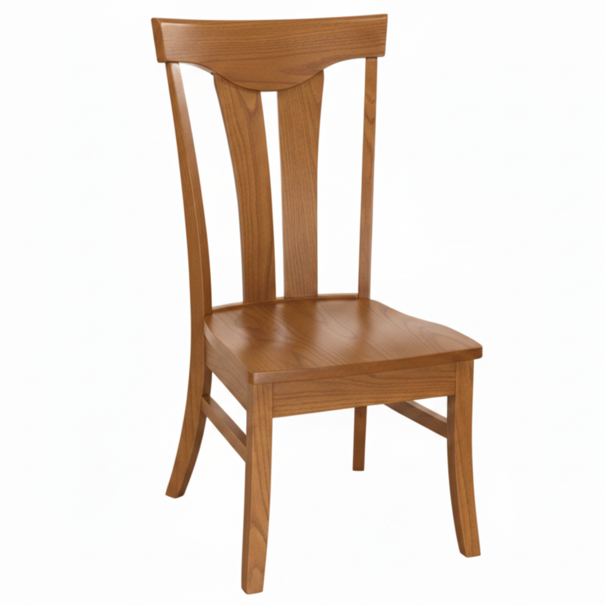 Hoosier Timbercraft Owen Side Dining Chair with Standard Top in Golden Pecan Stain