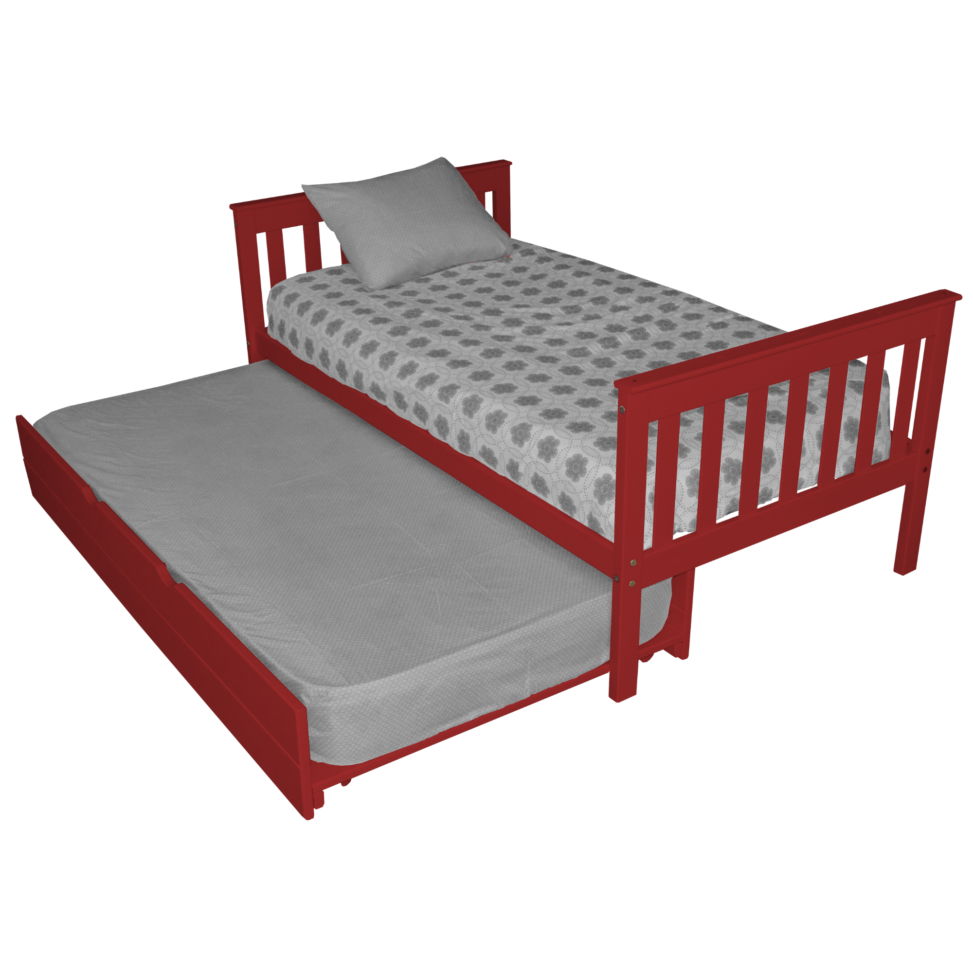 Versaloft Mission Amish Made Bed Frame with Trundle Unit