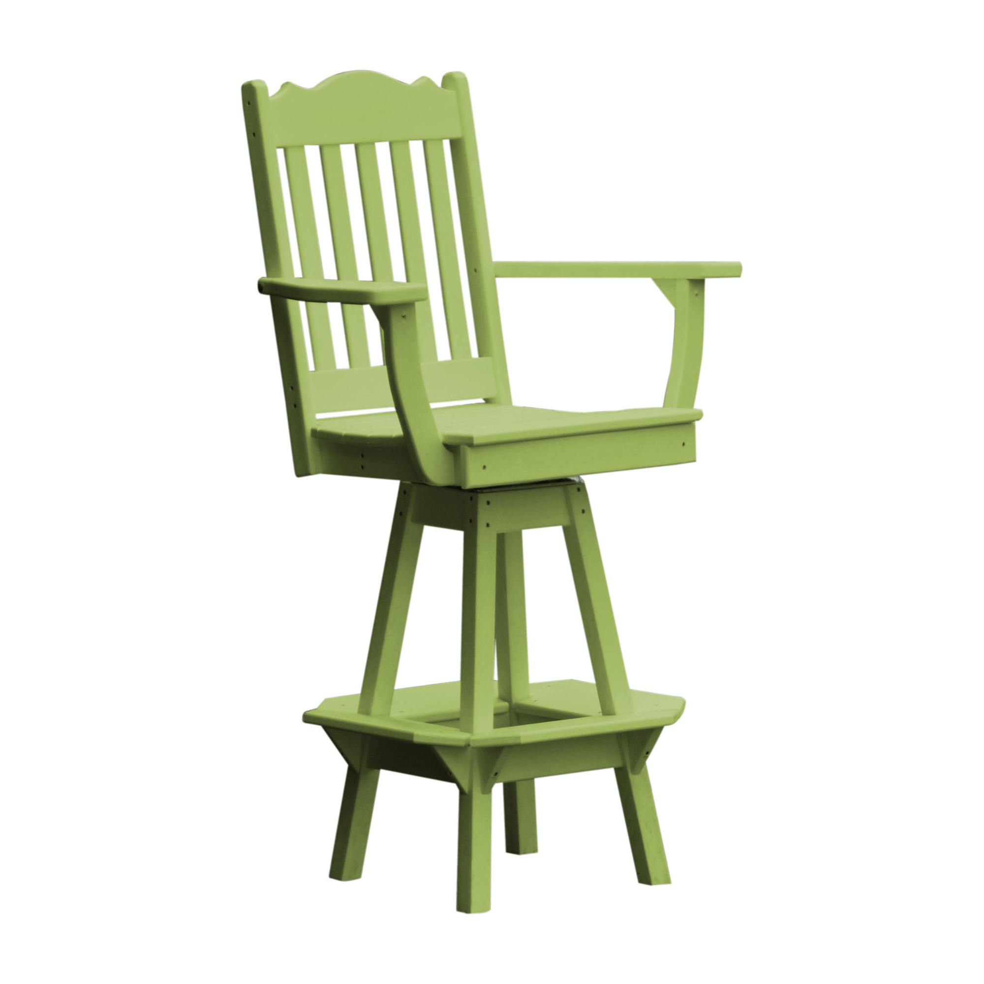 Keystone Amish Co. Royal Poly Swivel Bar Chair