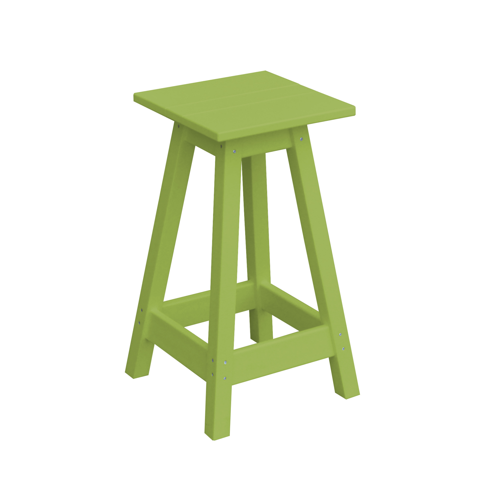 Keystone Amish Co. Square Poly Outdoor Counter Stool