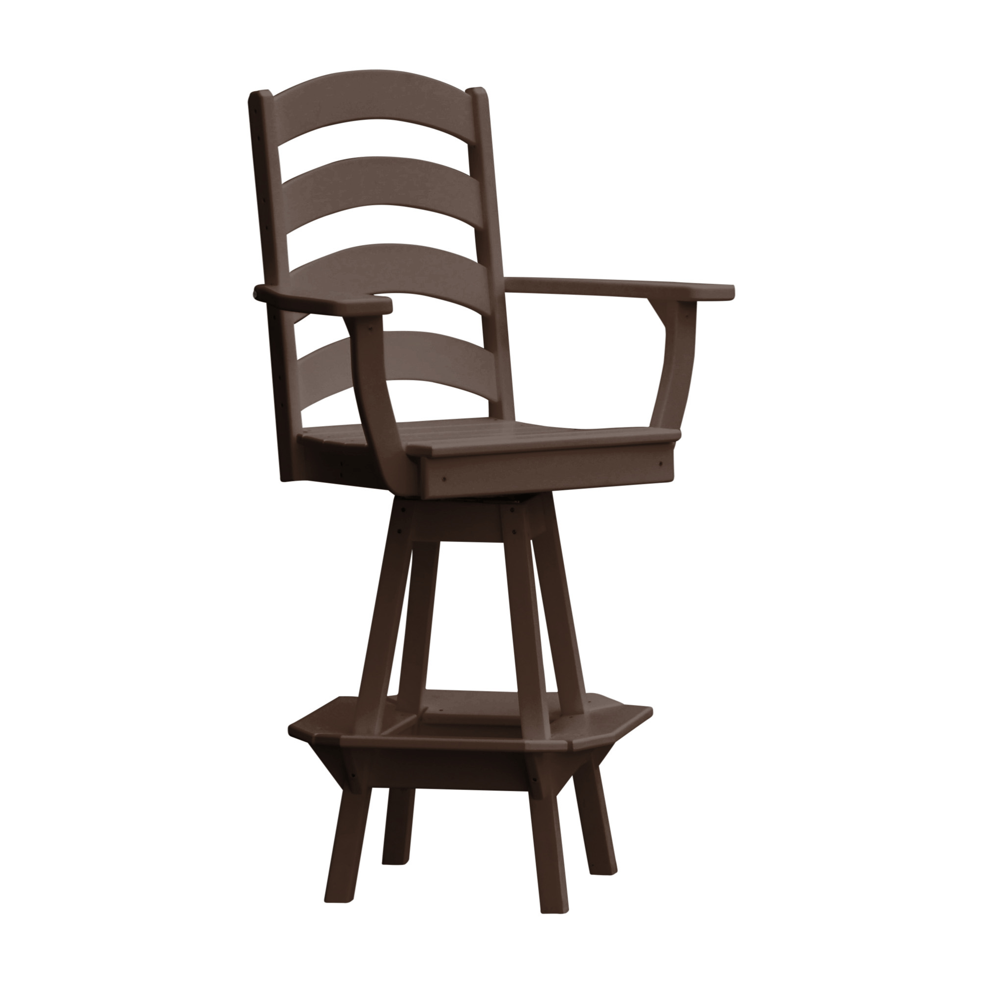 Keystone Amish Co. Josie Poly Outdoor Swivel Bar Chair