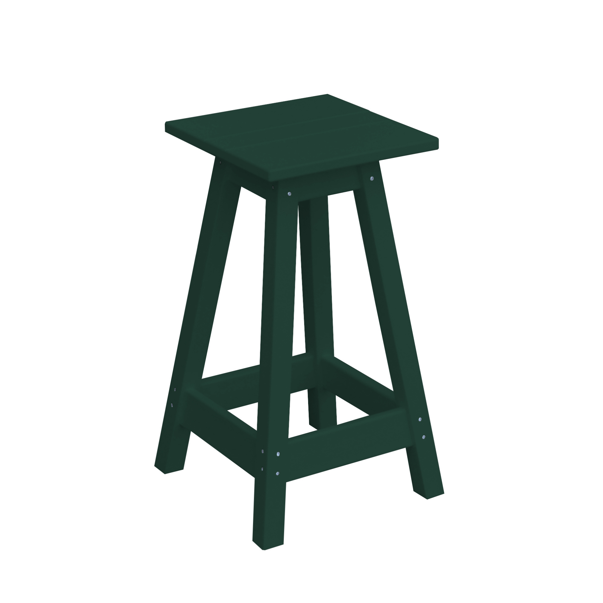 Keystone Amish Co. Square Poly Outdoor Counter Stool