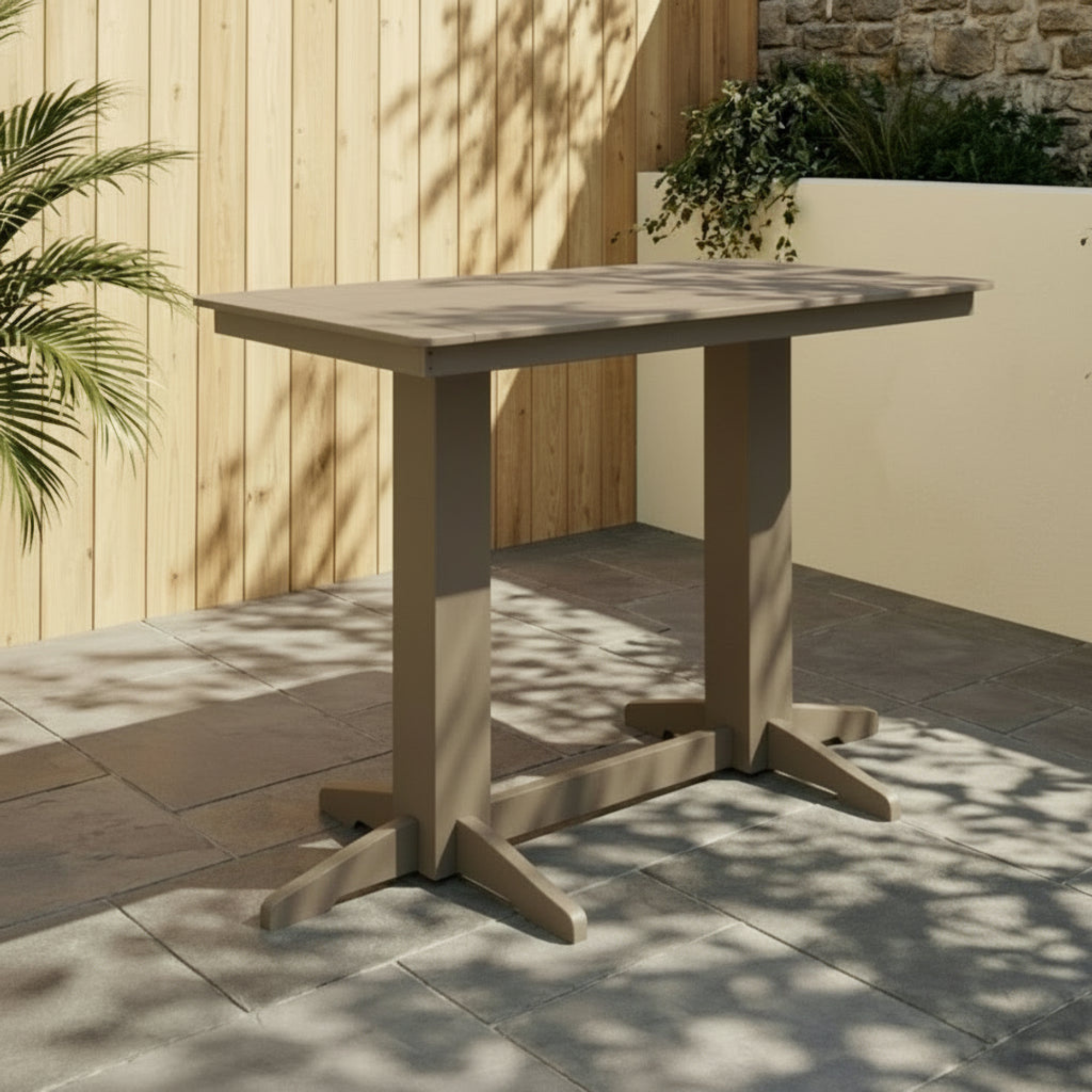 Keystone Amish Co. Bar Height Poly Outdoor Dining Table