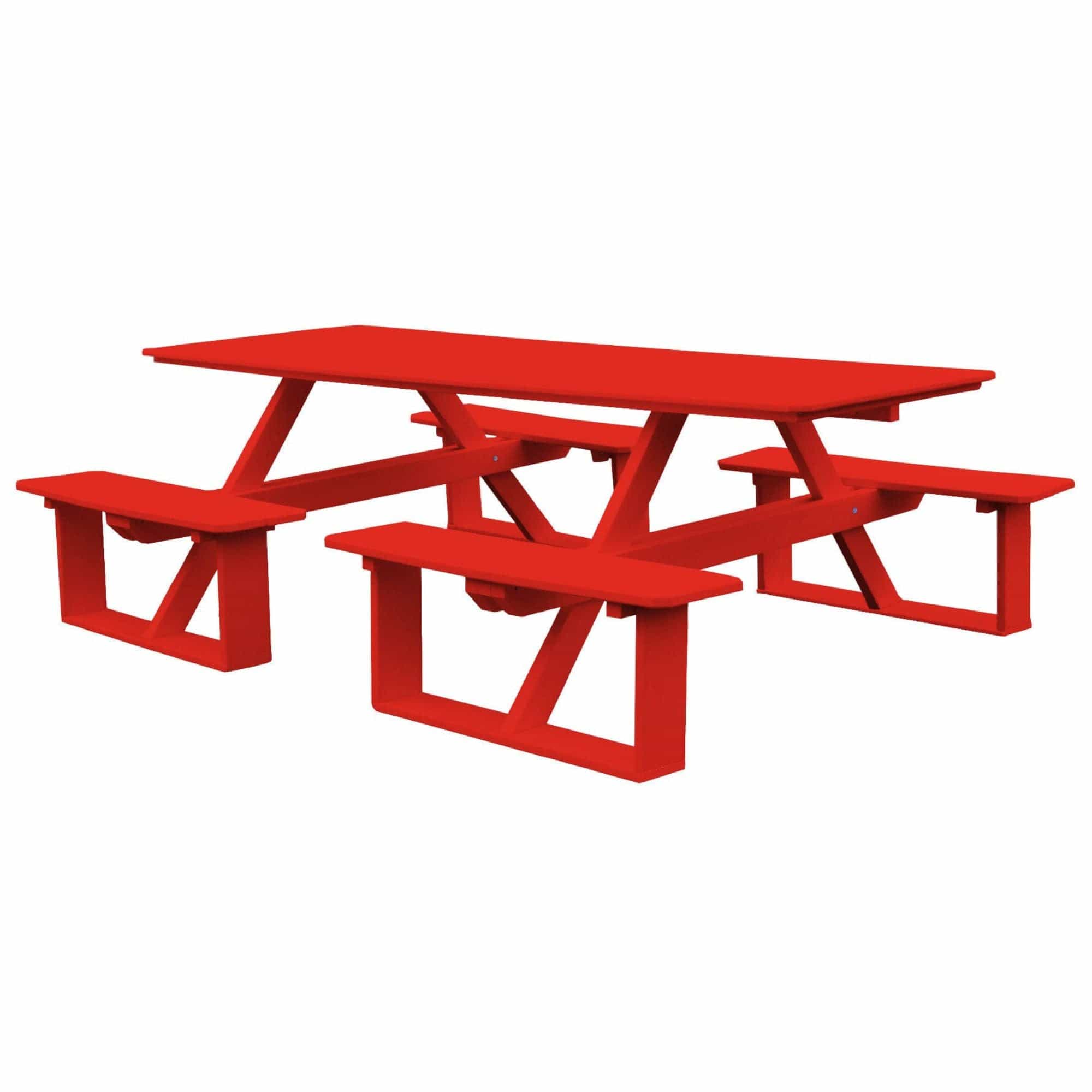 Keystone Amish Co. Traditional Walk-In Poly Lumber Picnic Table