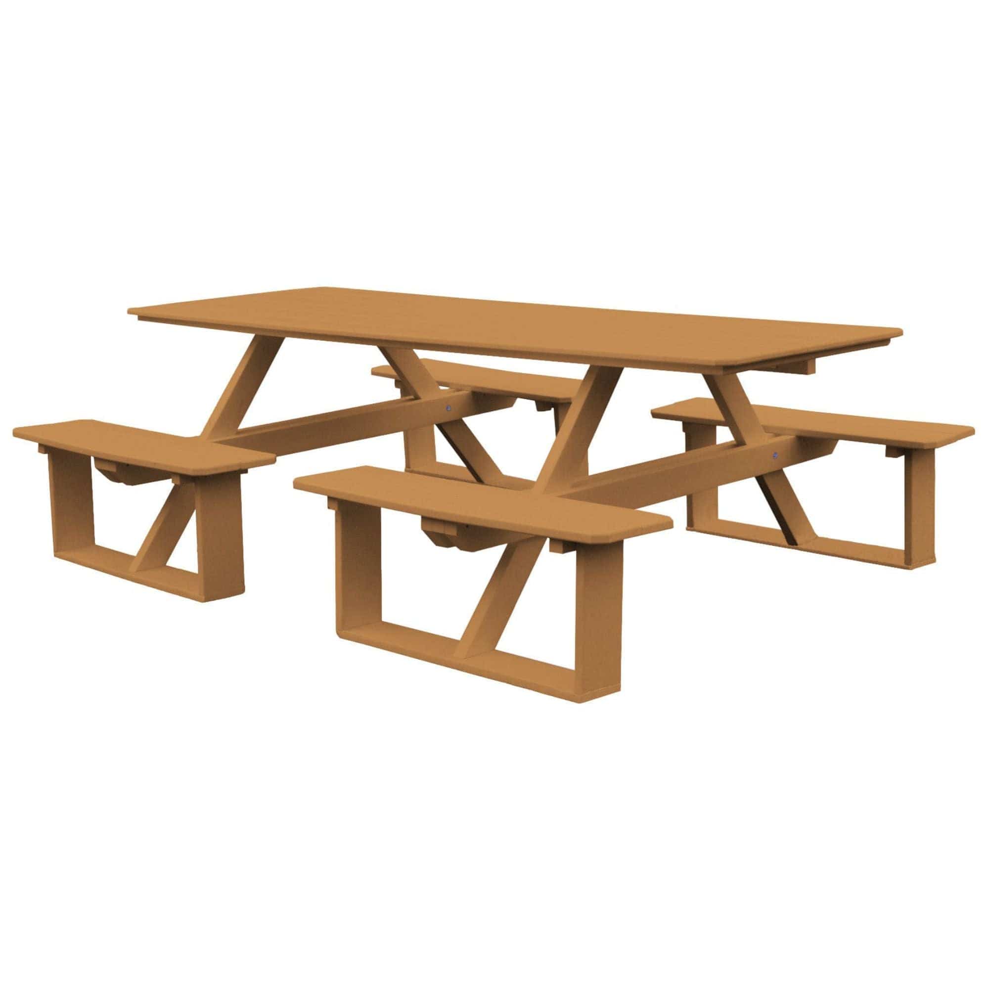 Keystone Amish Co. Traditional Walk-In Poly Lumber Picnic Table