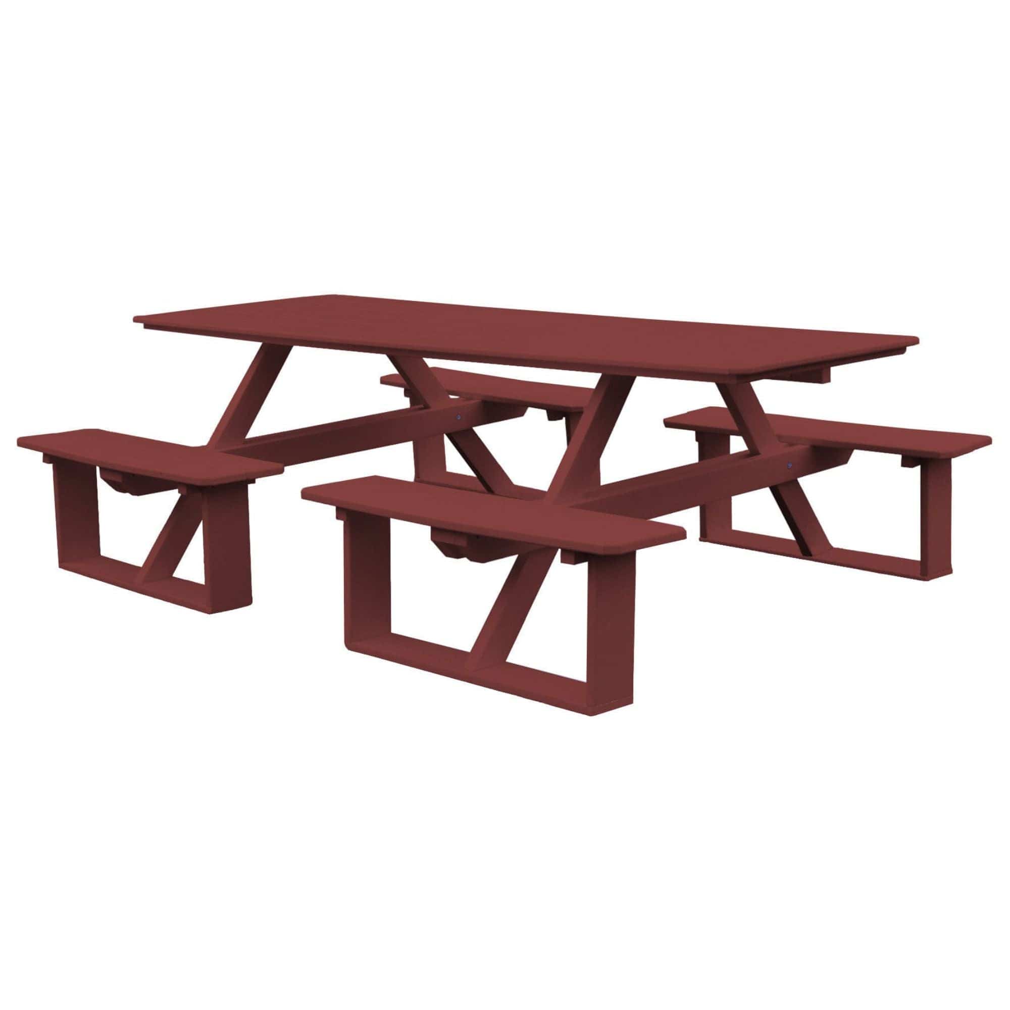 Keystone Amish Co. Traditional Walk-In Poly Lumber Picnic Table