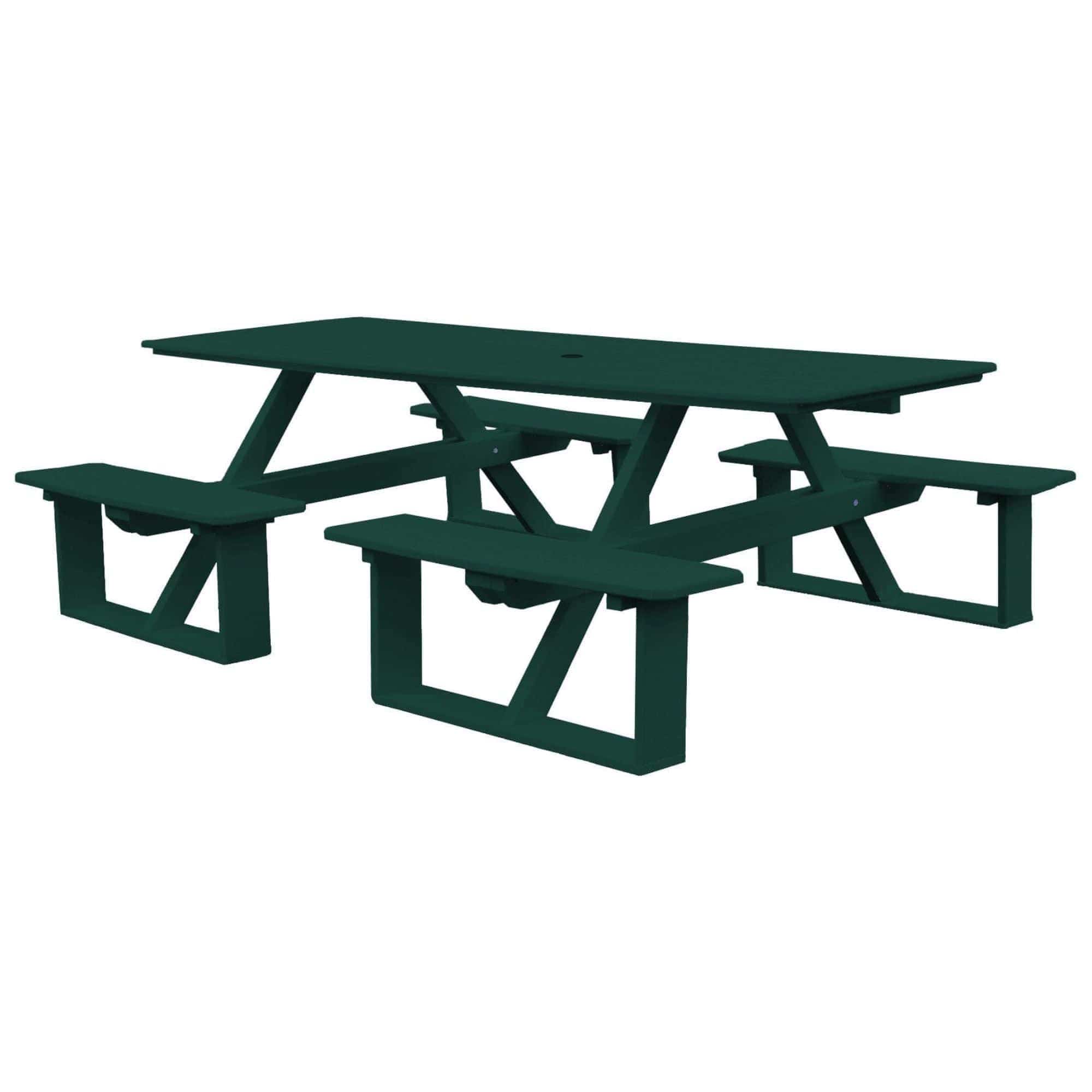 Keystone Amish Co. Traditional Walk-In Poly Lumber Picnic Table