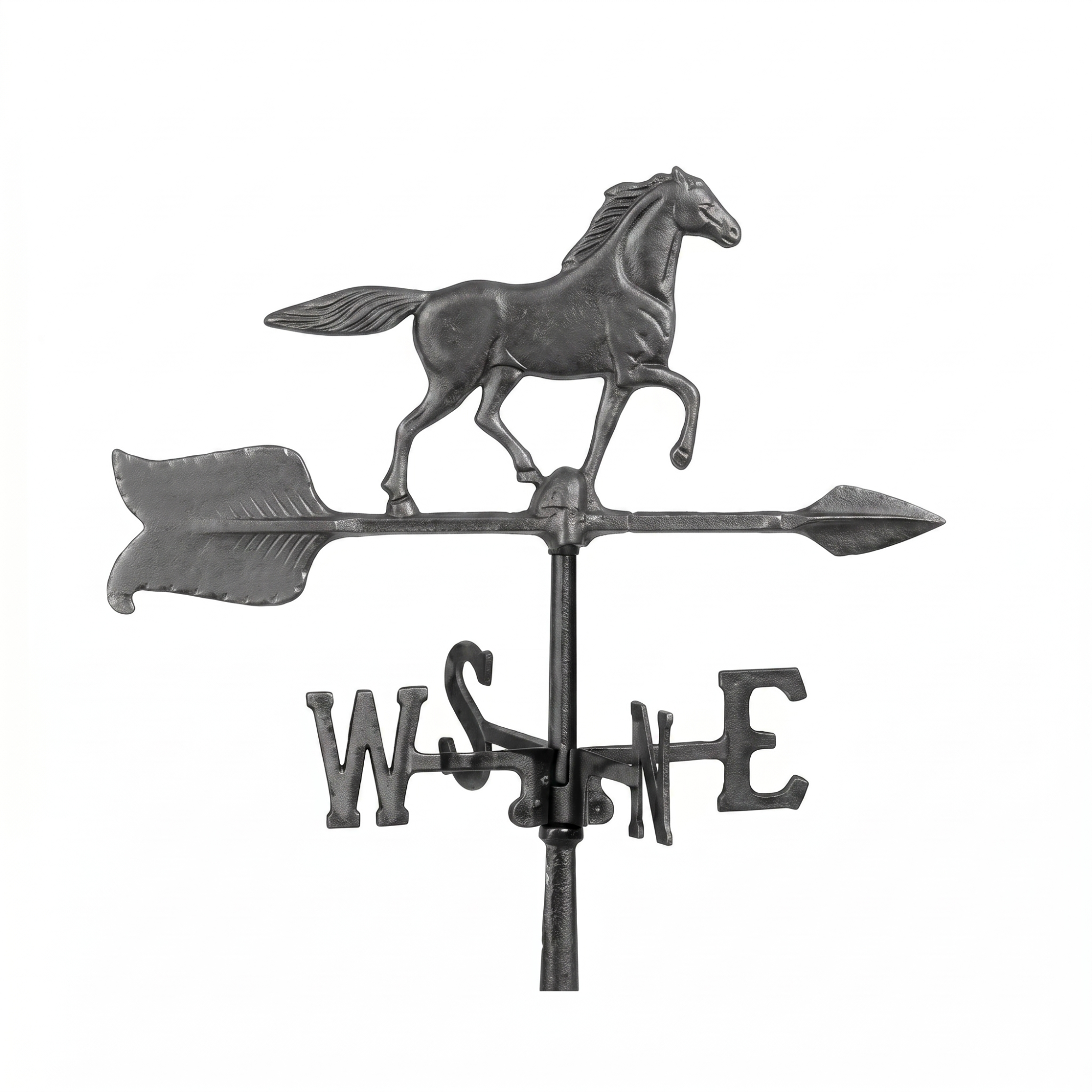 Walnut Creek Sheds Decorative Black Weathervane Horse