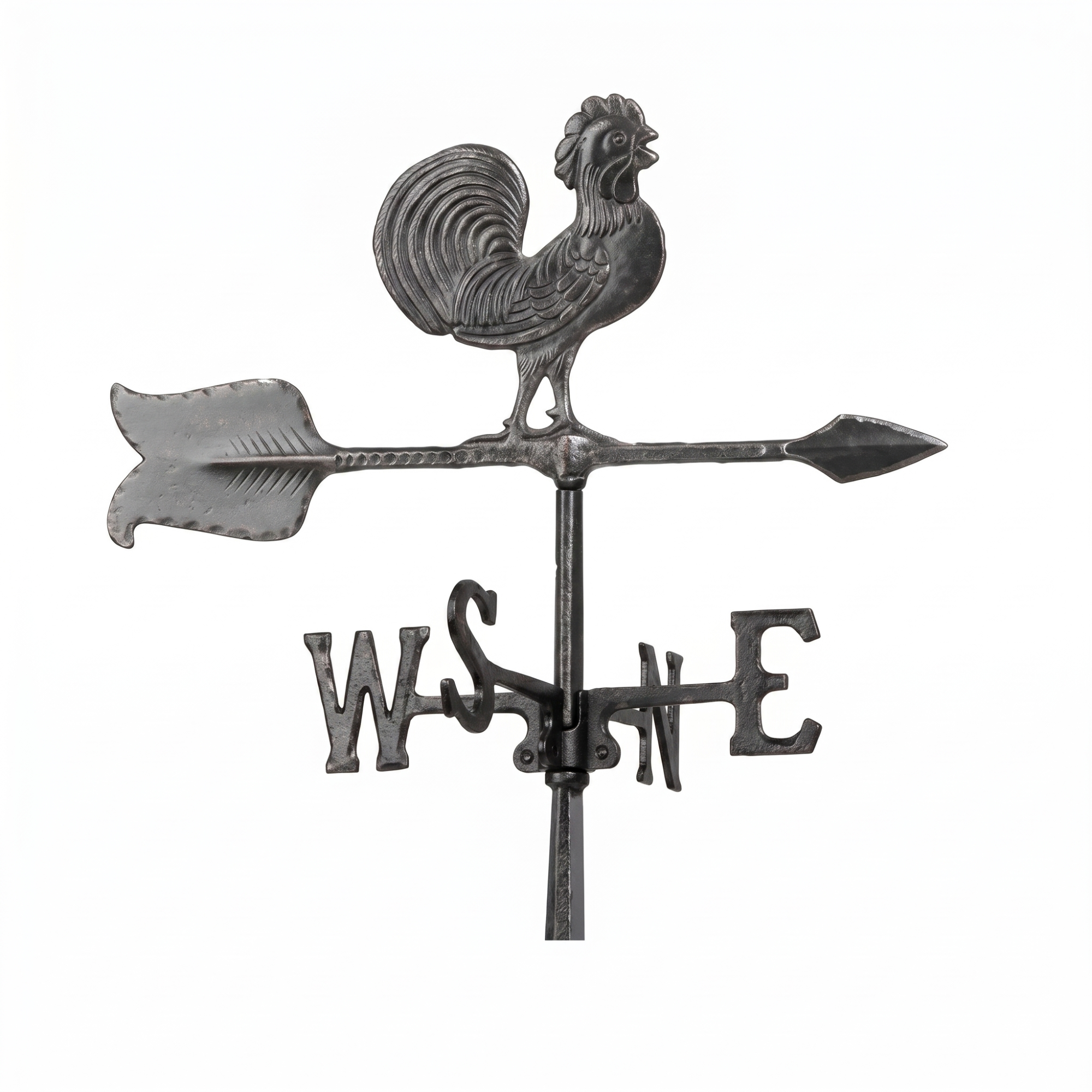Walnut Creek Sheds Decorative Black Weathervane Rooster